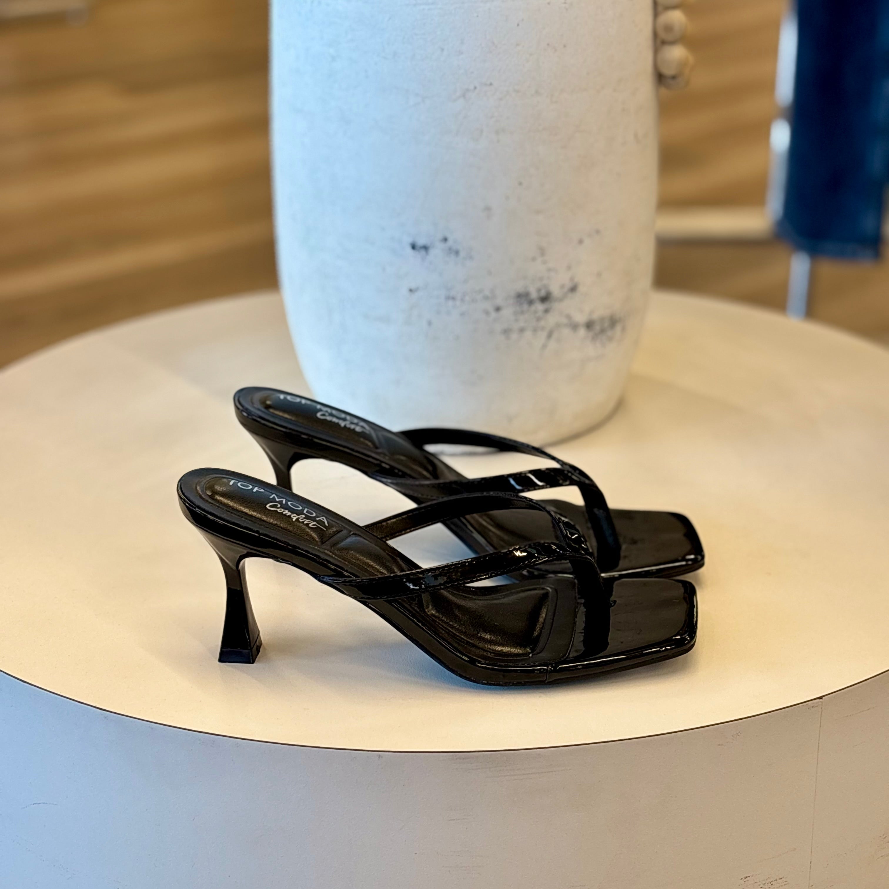 Diana Heels (Black/Pat)