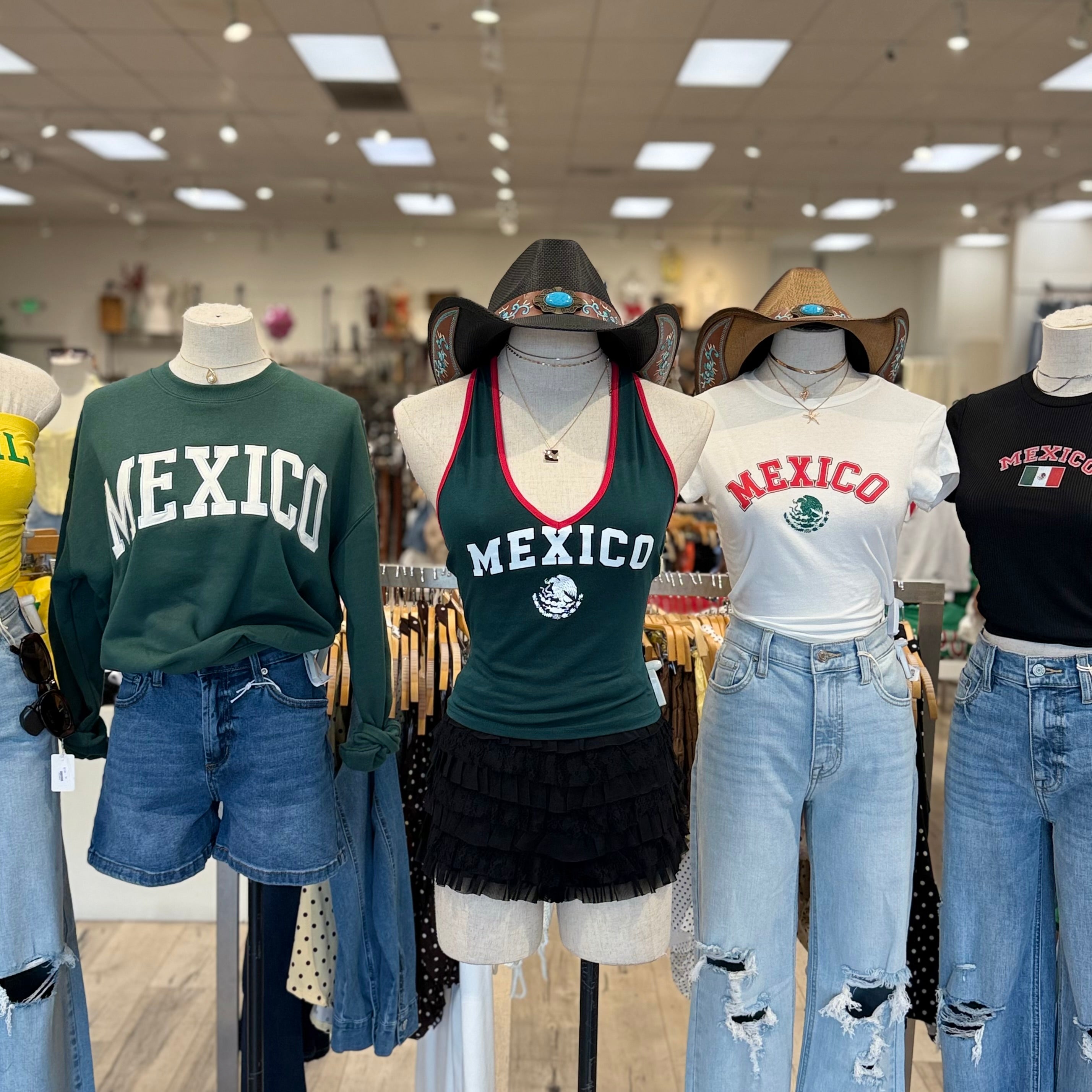 Mexico Halter Top (H Green)