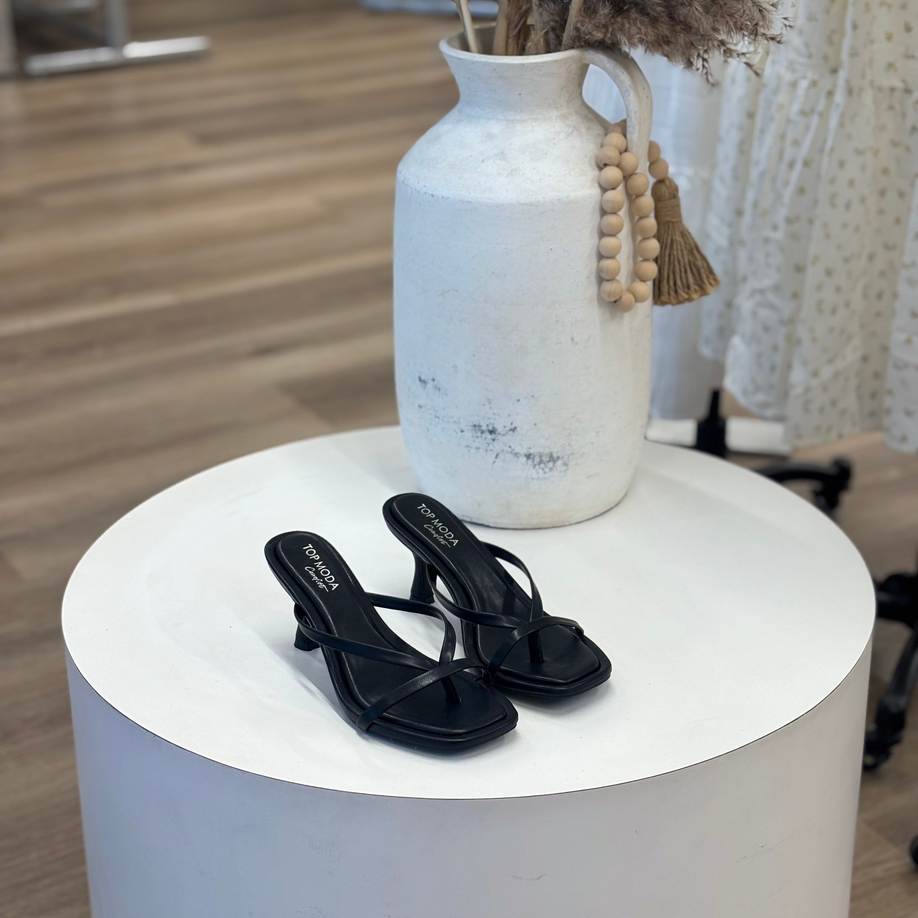 Karla Heels (Black\pu)