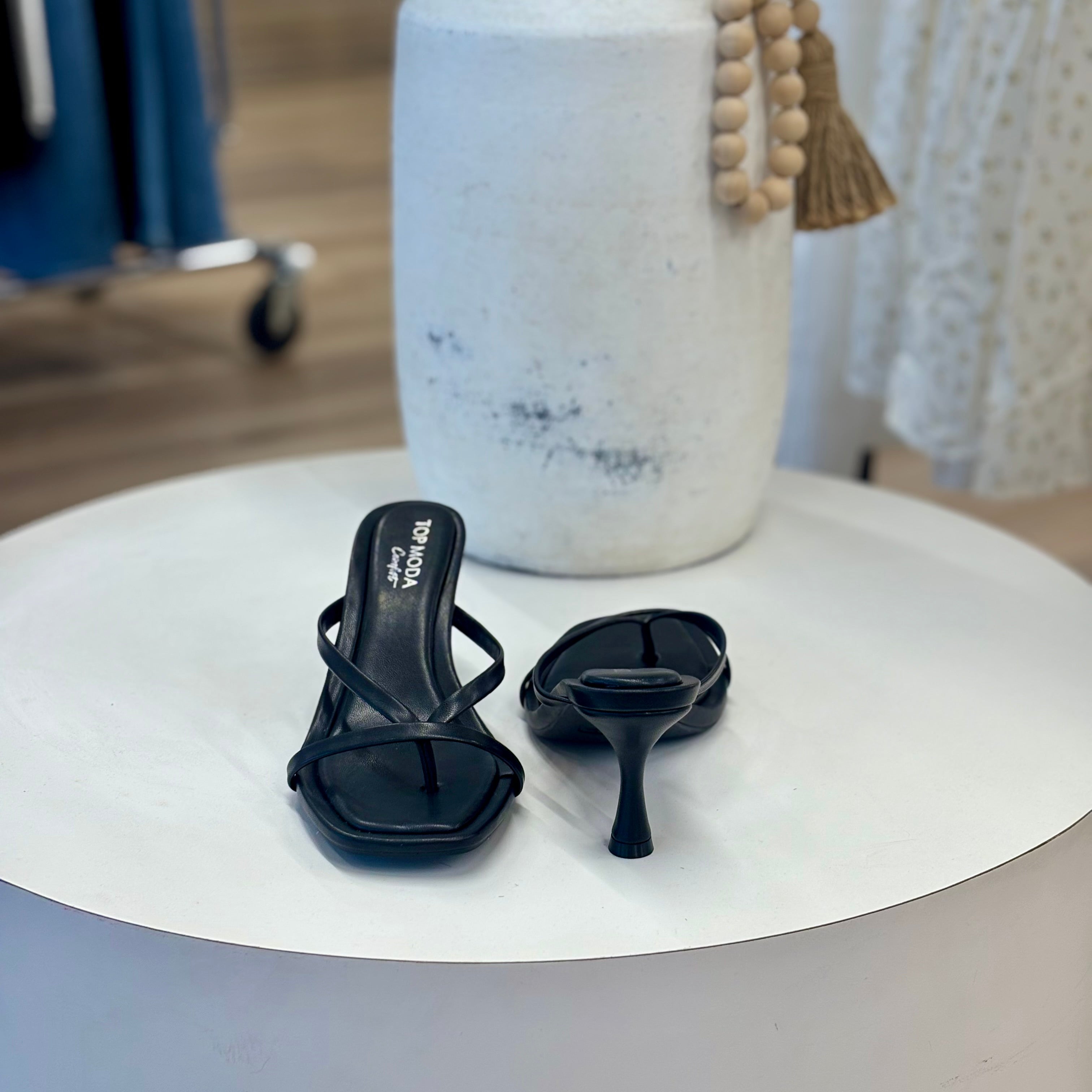 Karla Heels (Black\pu)