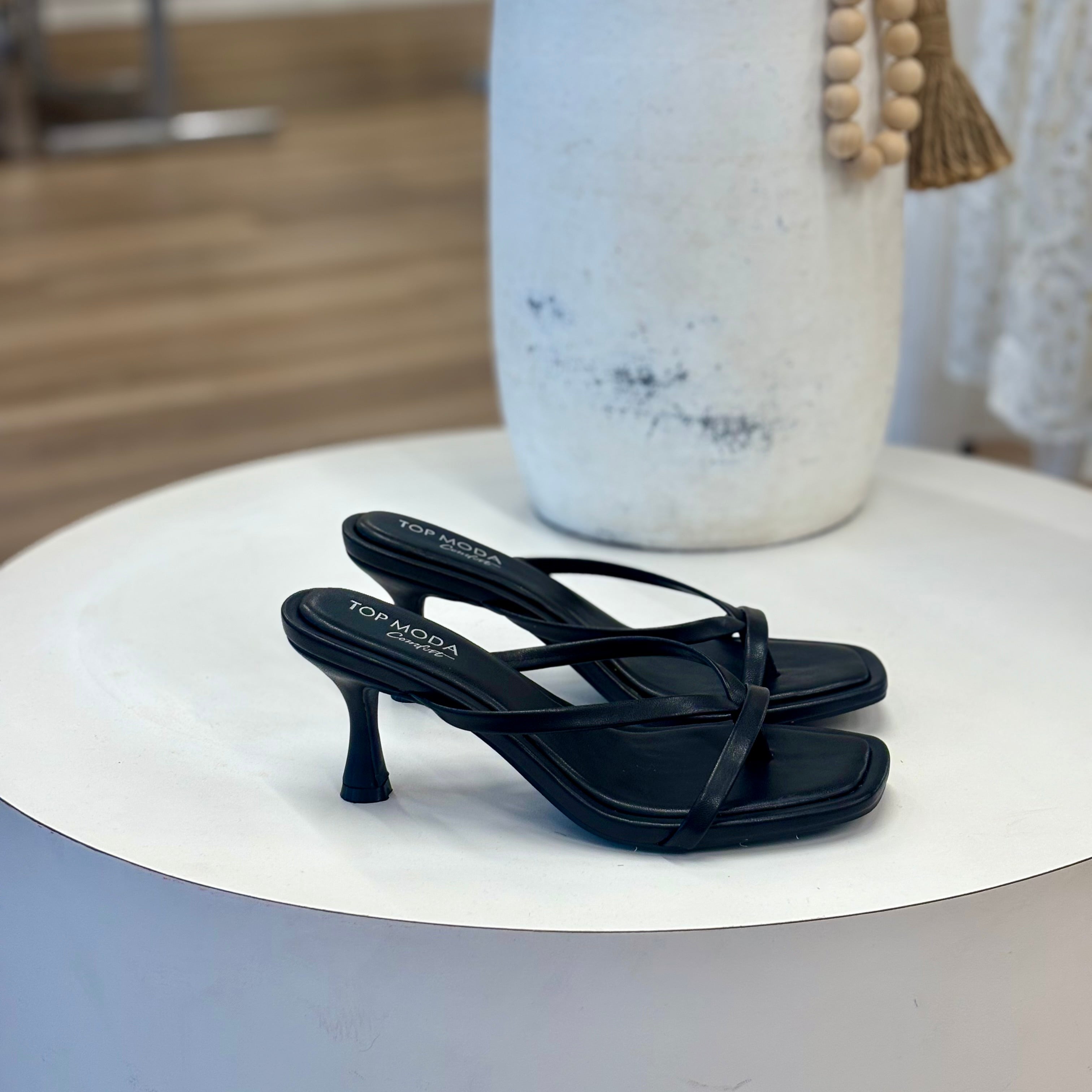Karla Heels (Black\pu)