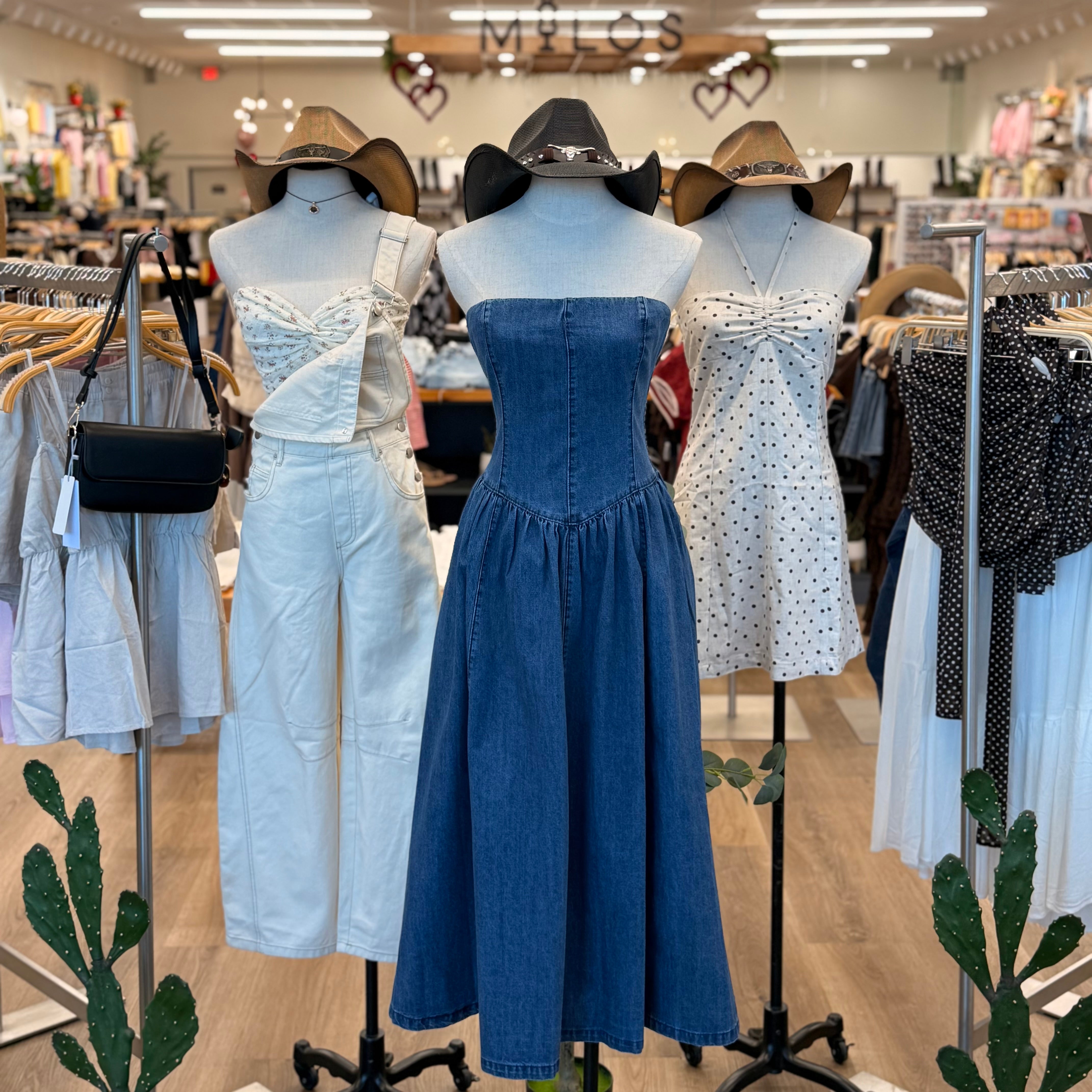 Blair Denim Dress (Denim)