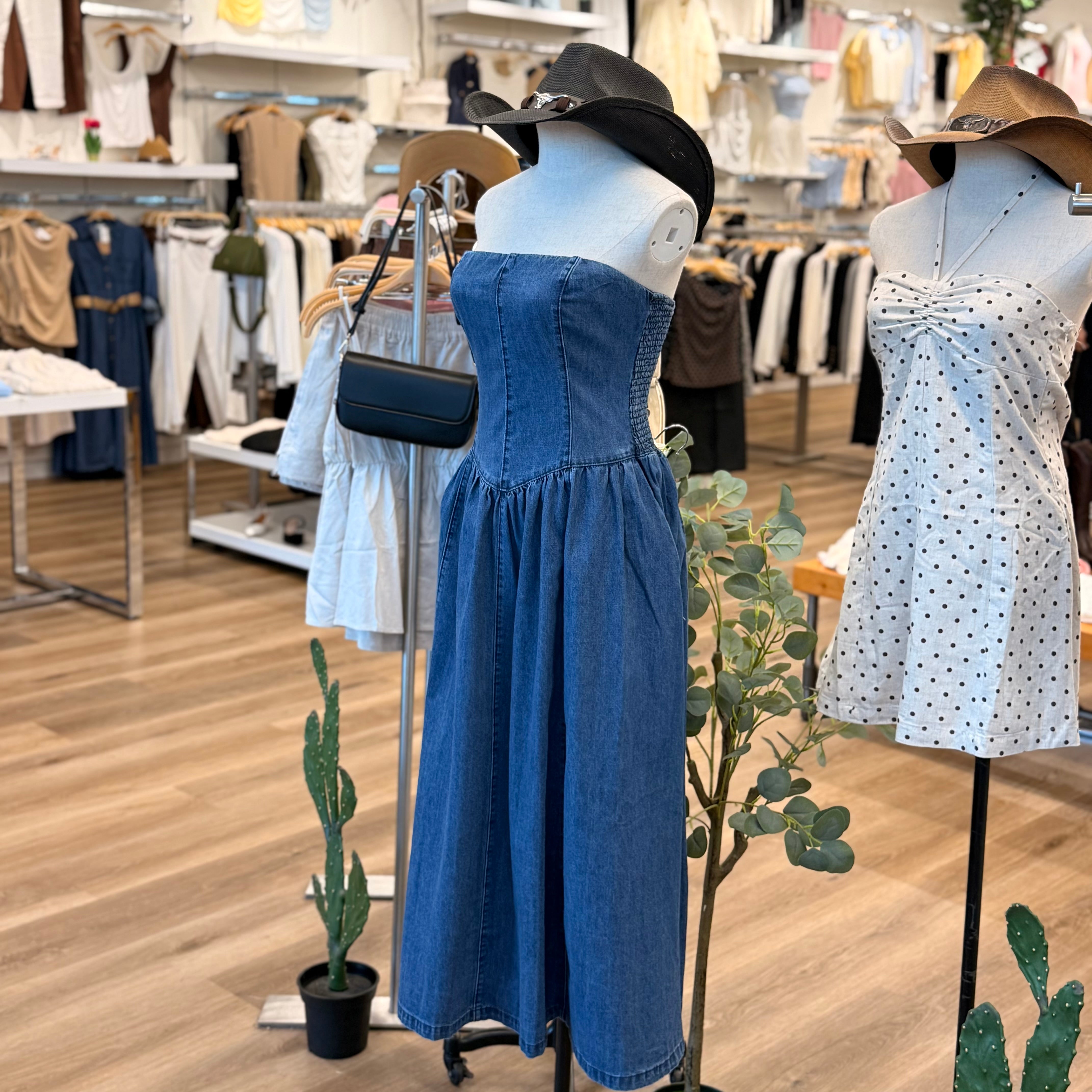 Blair Denim Dress (Denim)