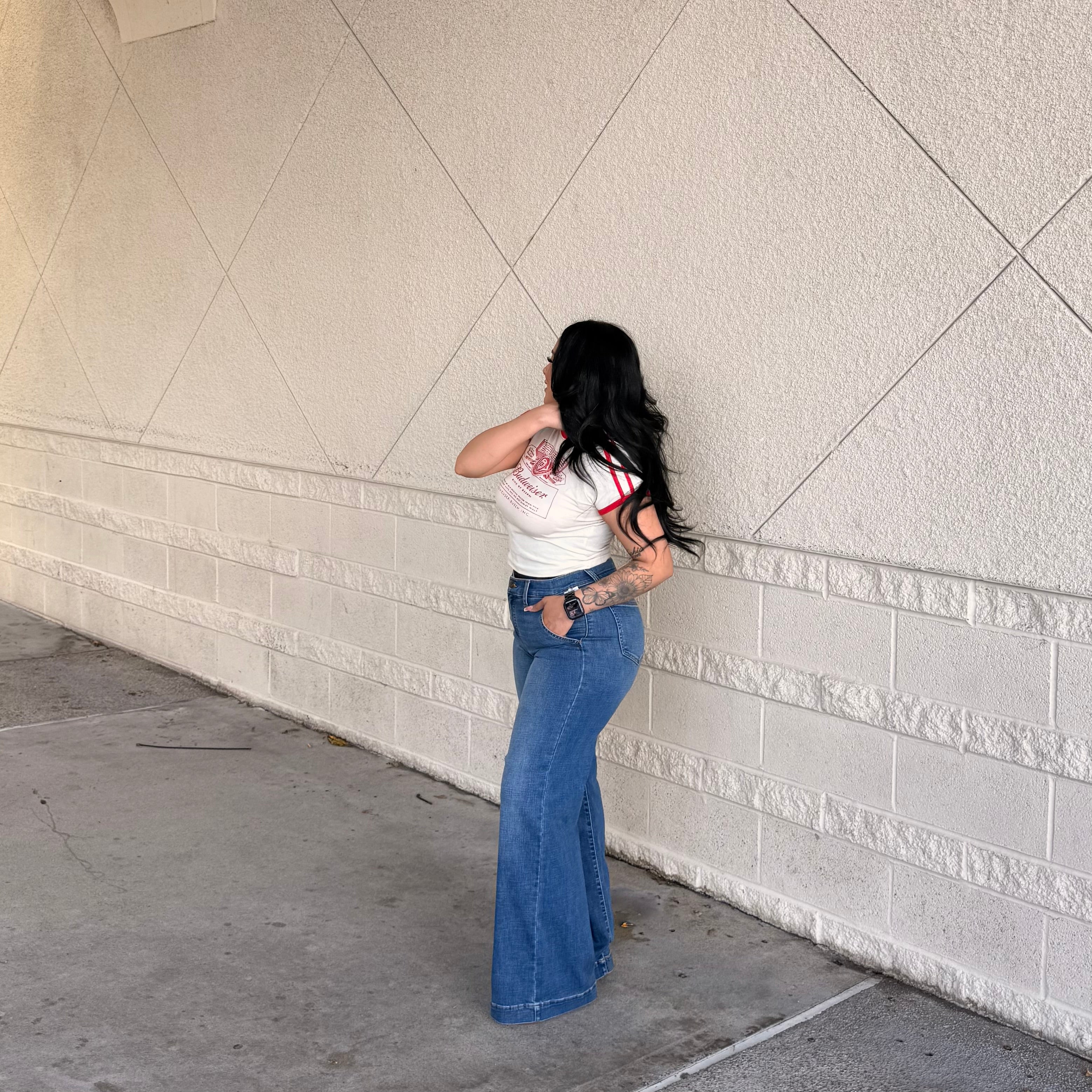 Levi High Rise Trouser (Tangi)