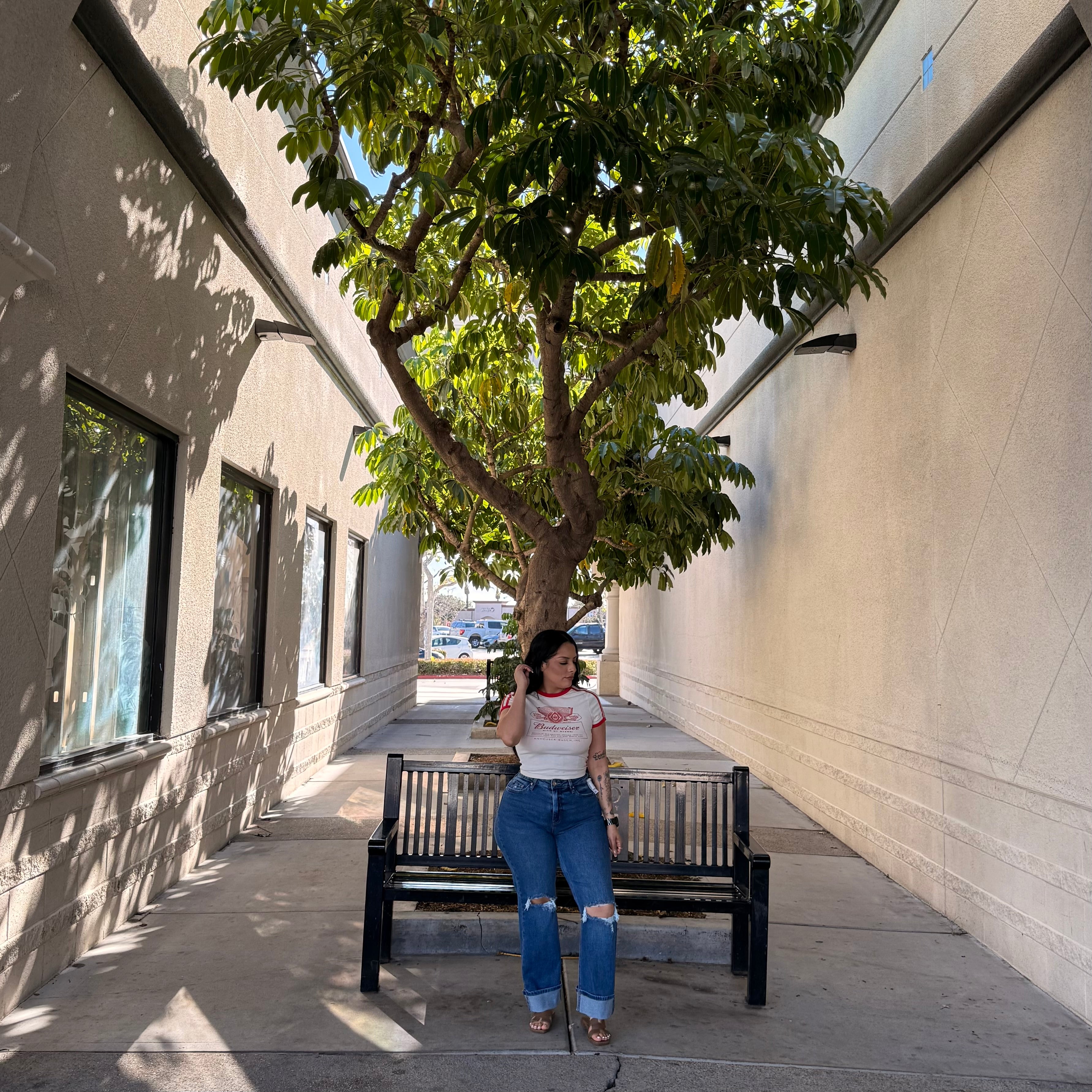 Elias High Rise Jeans (Dark)