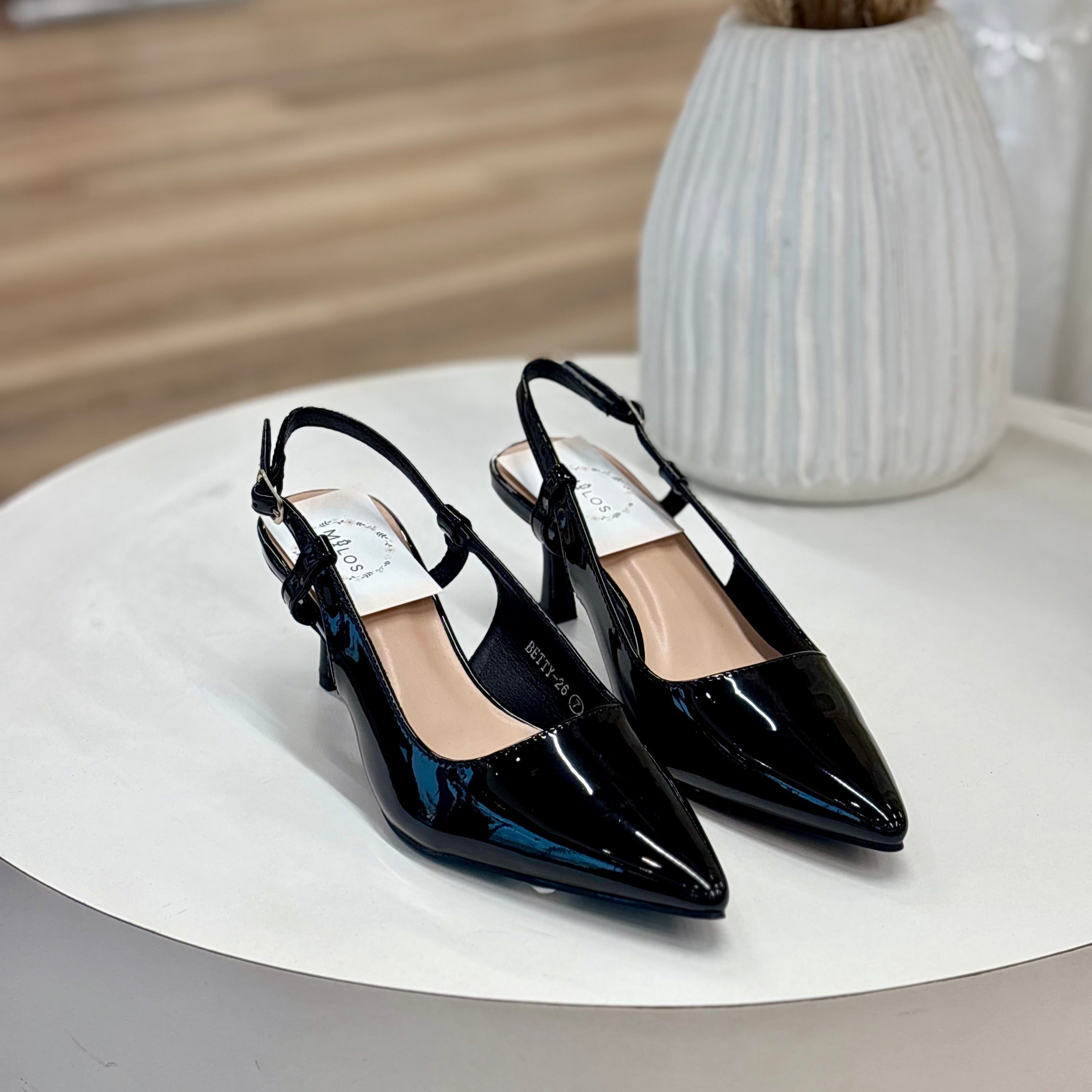 Sam Heels (Black/pat)