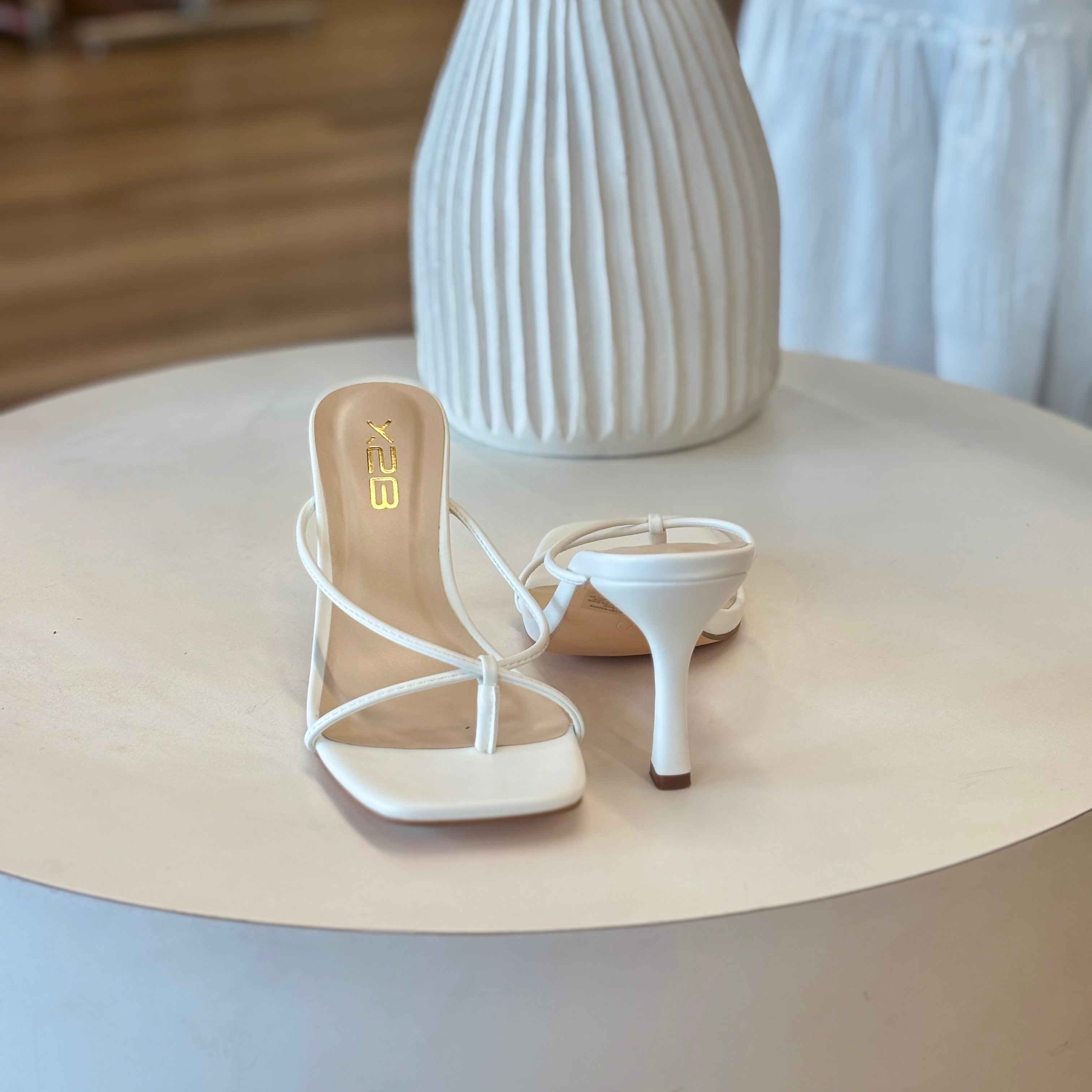 Liam Heels (White)