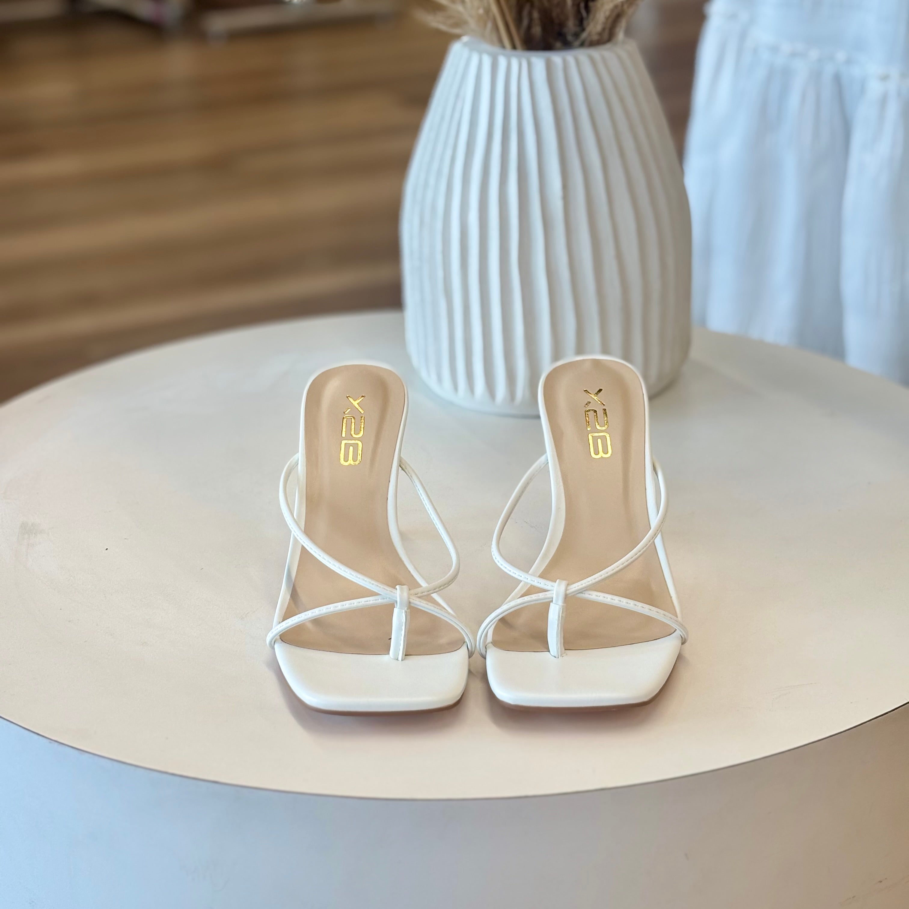 Liam Heels (White)