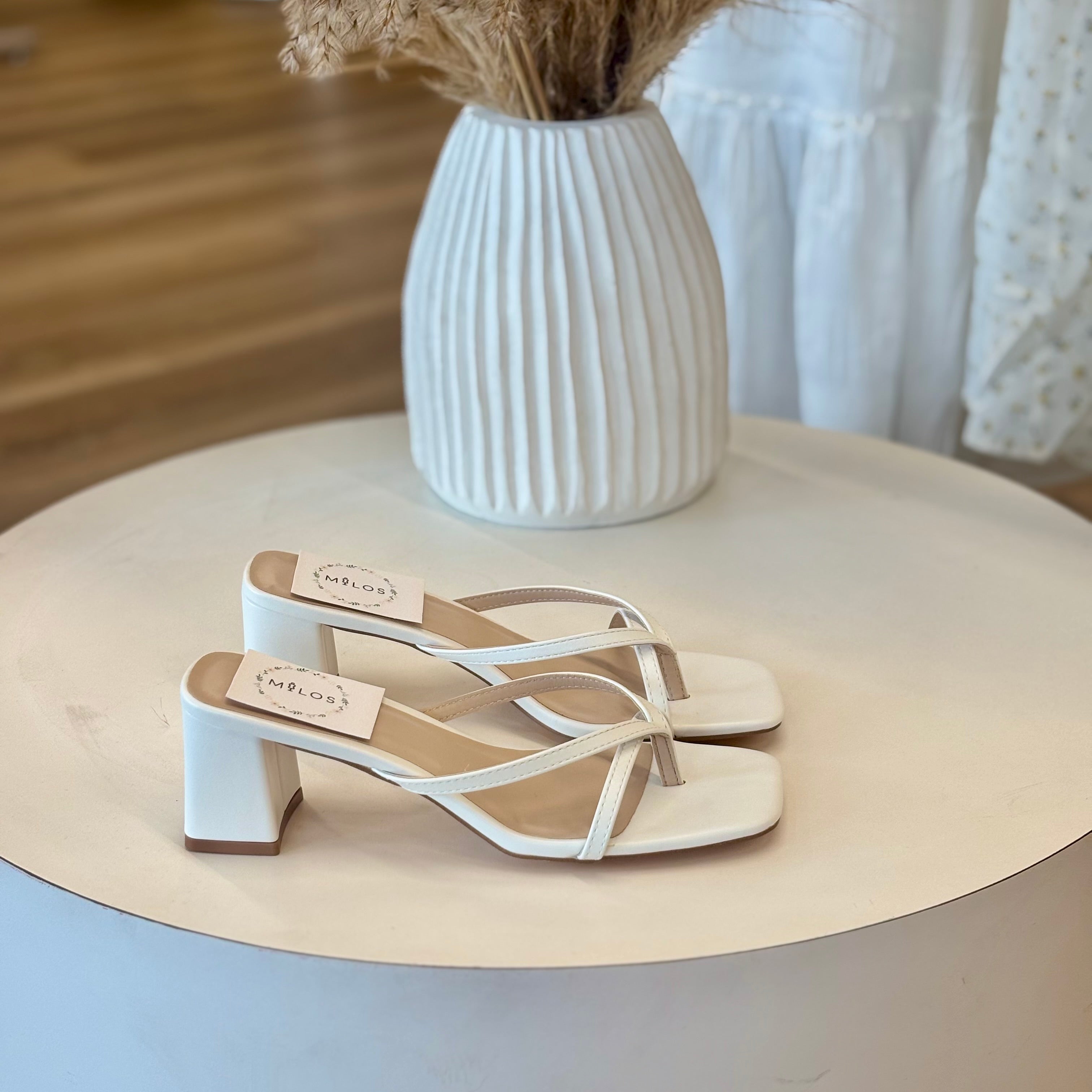 Levi Heels (White)