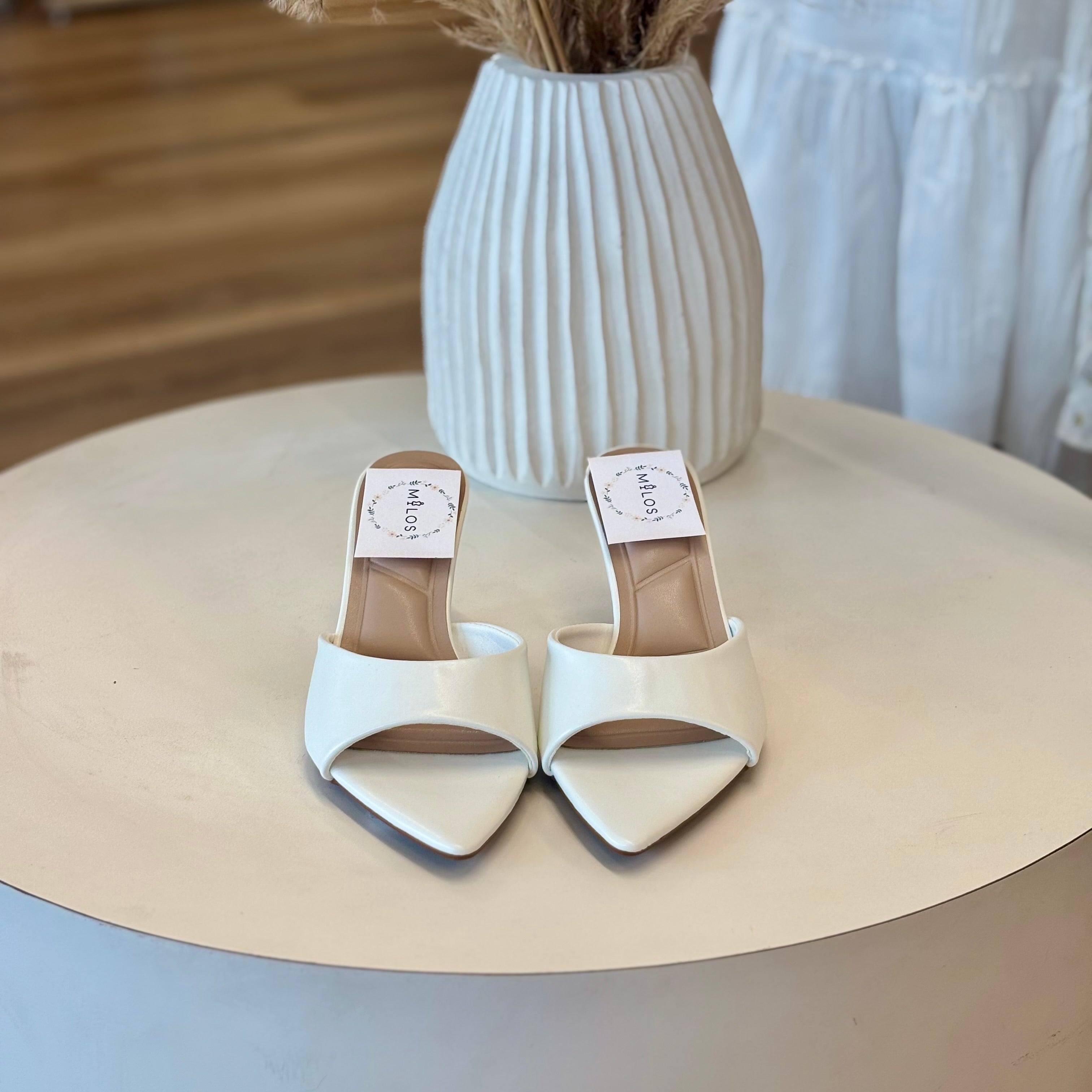 Lizbeth Heels (White)