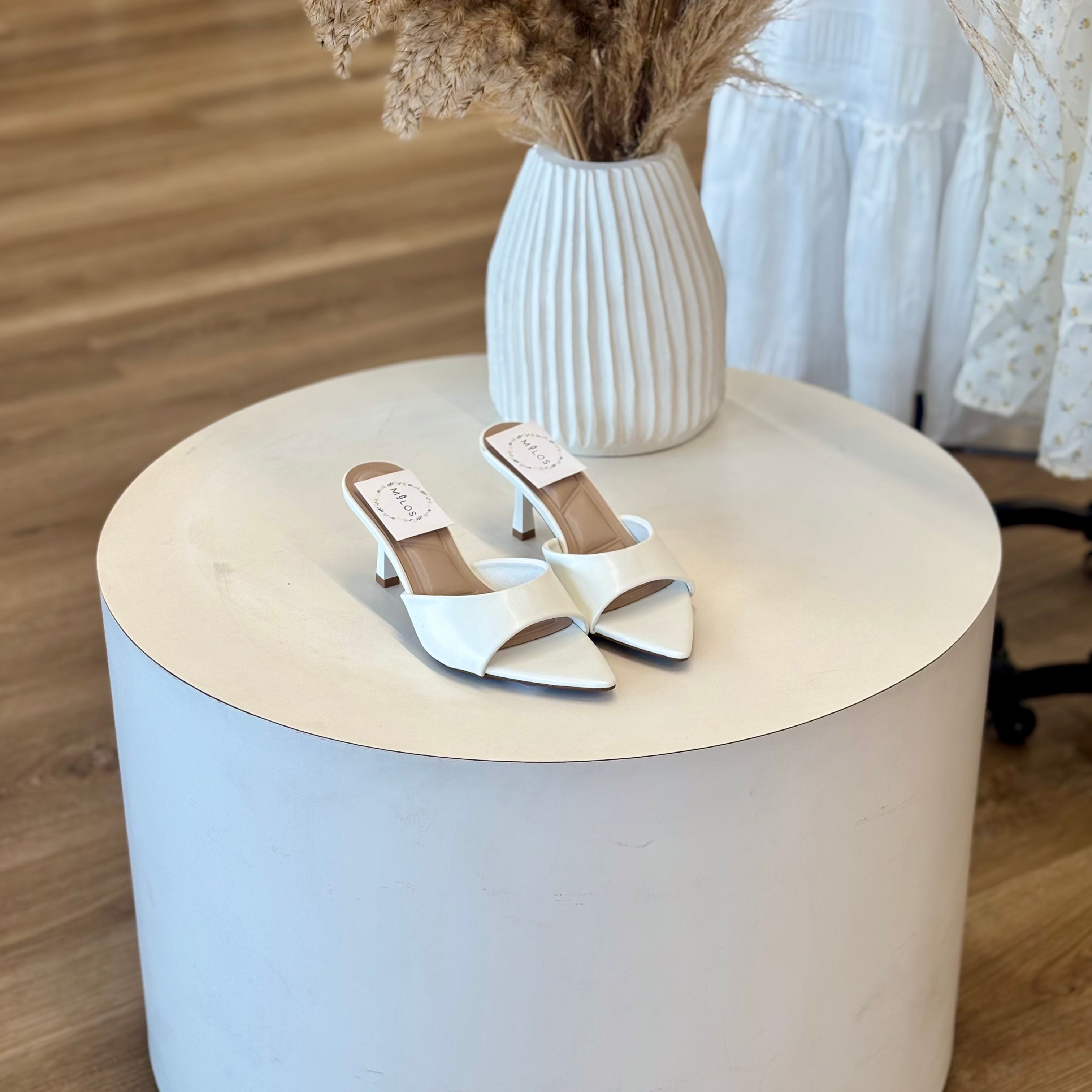 Lizbeth Heels (White)