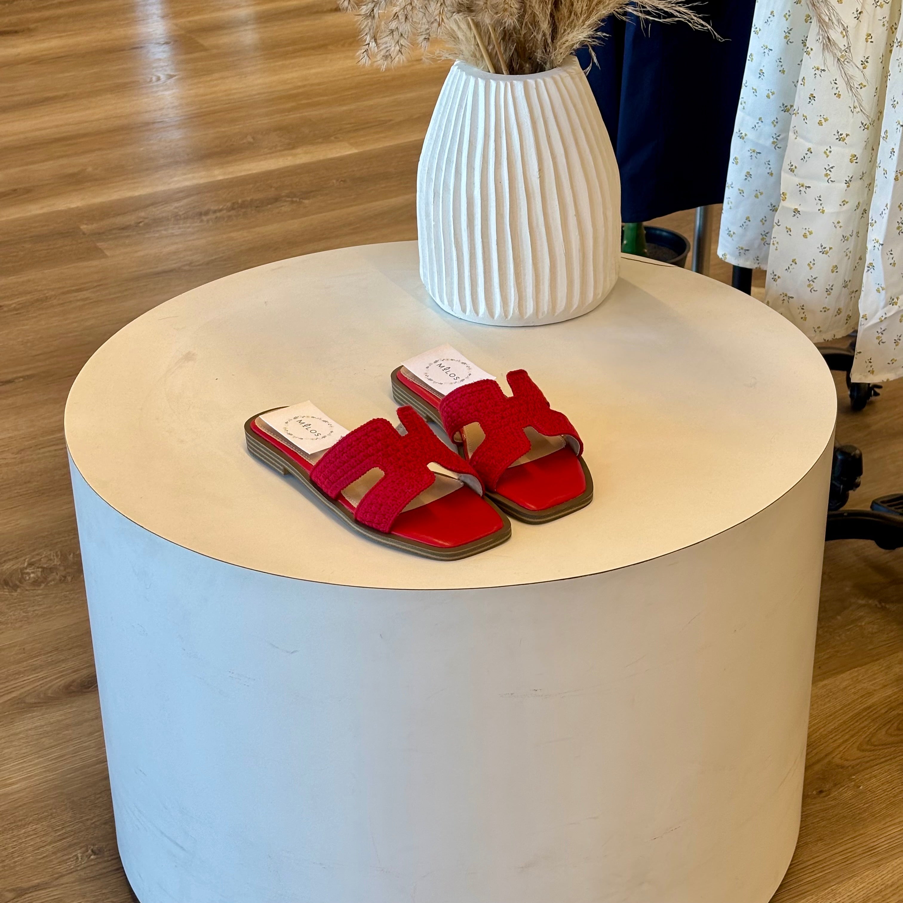 Brenda Sandals (Red)