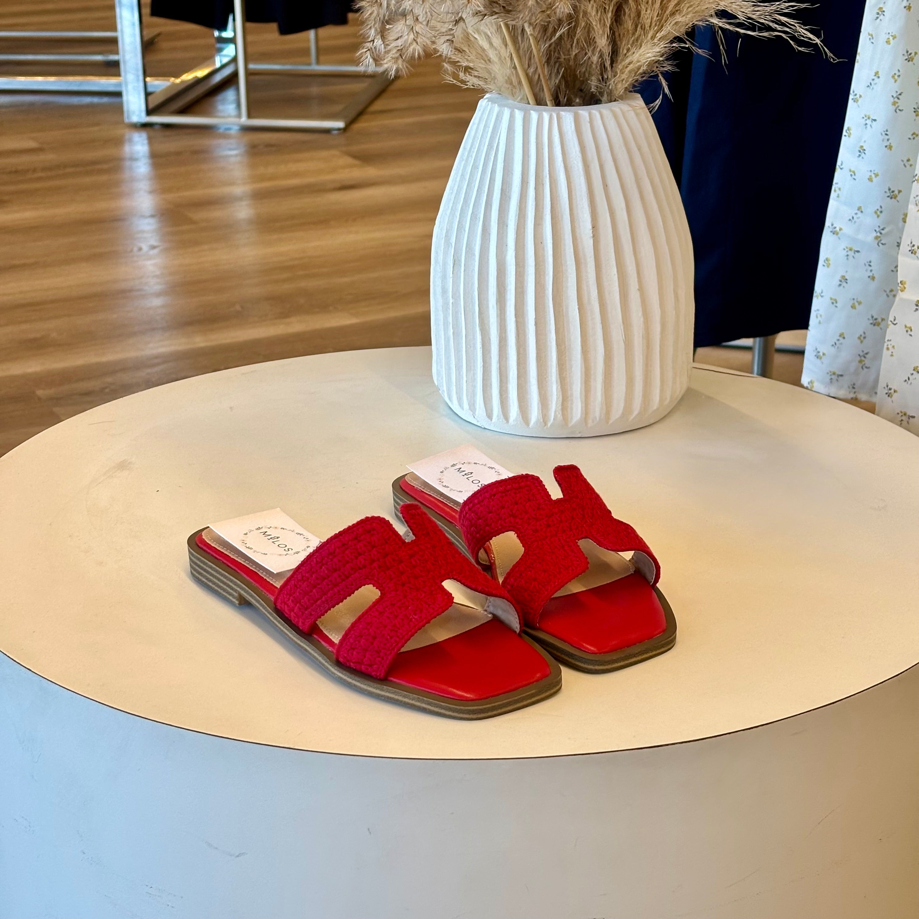 Brenda Sandals (Red)