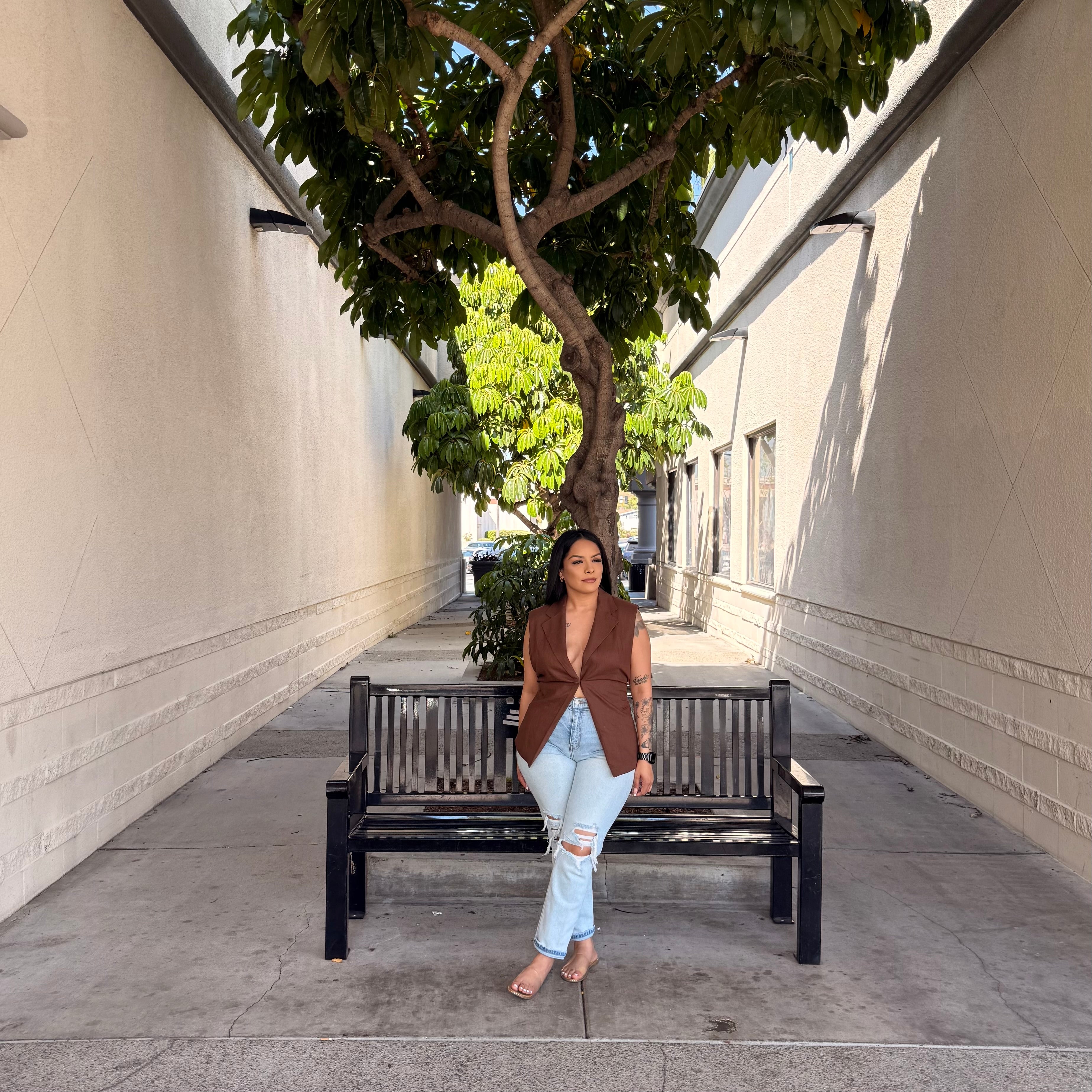 Lettie Vest Top (Choco)