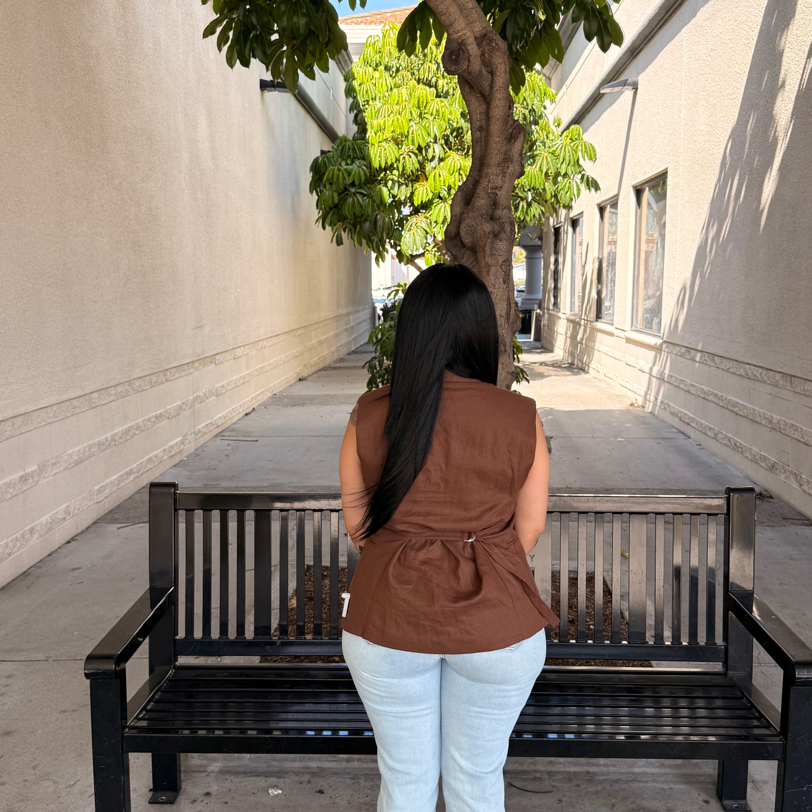 Lettie Vest Top (Choco)