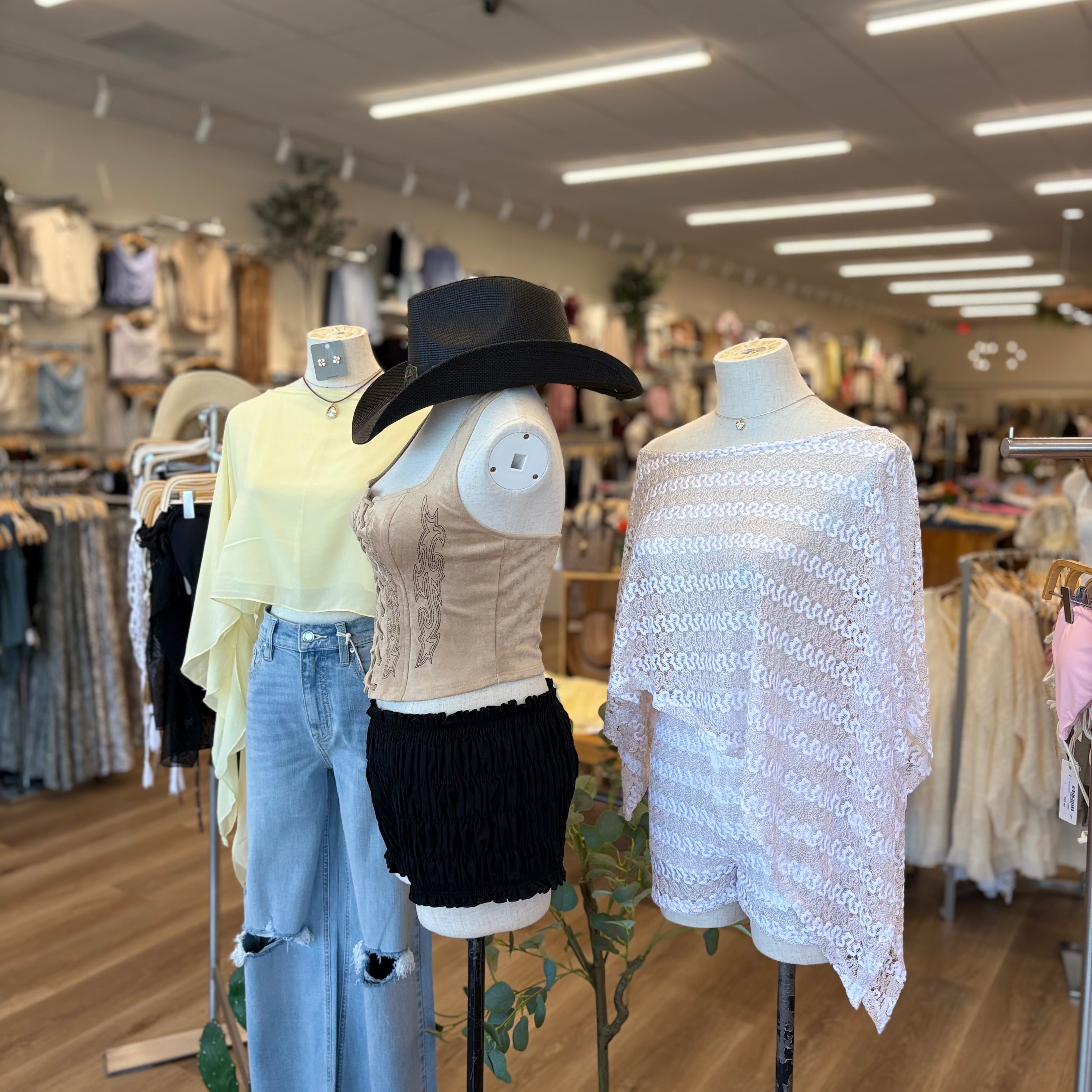 Cowboy Top (Beige)