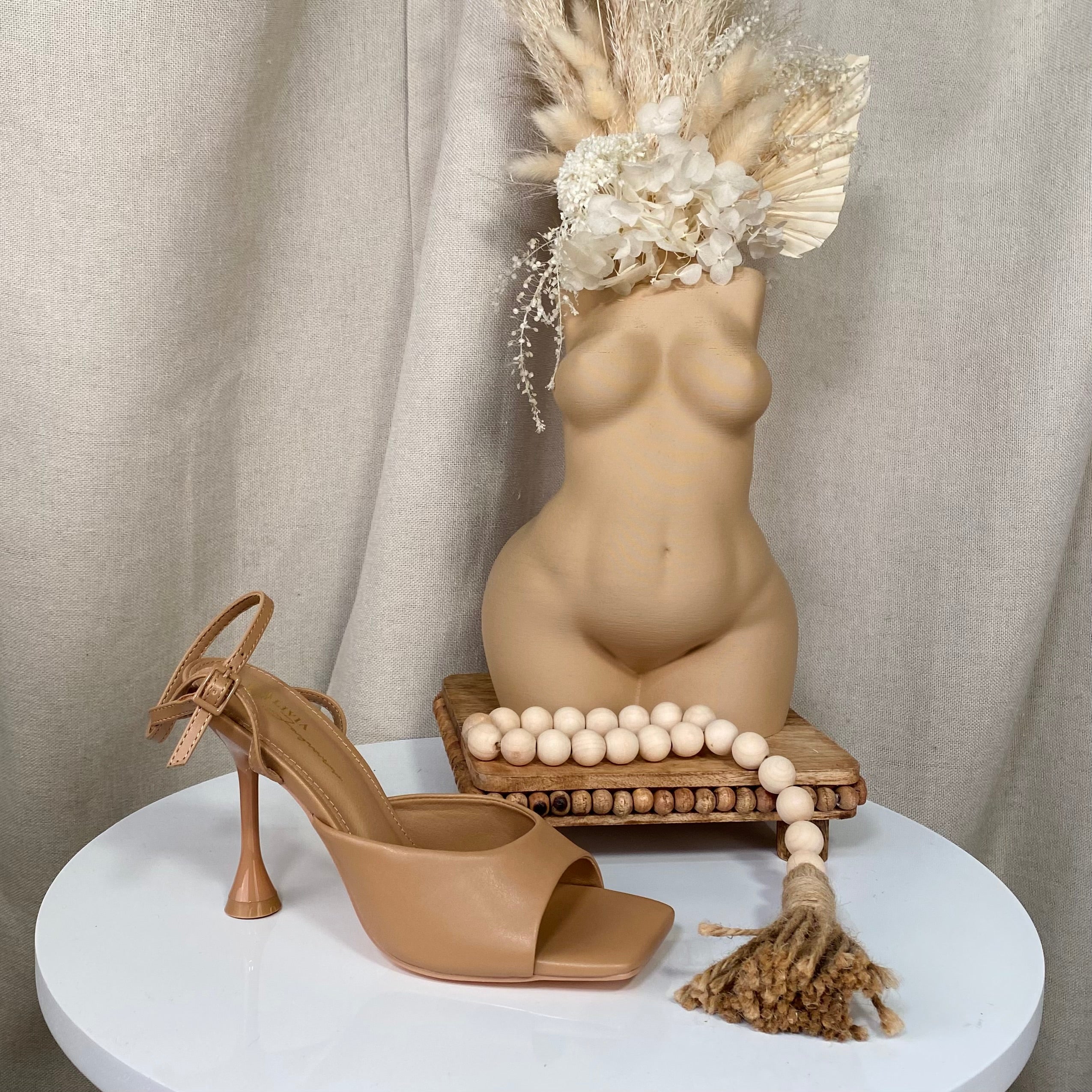 Elia Heels (Camel)