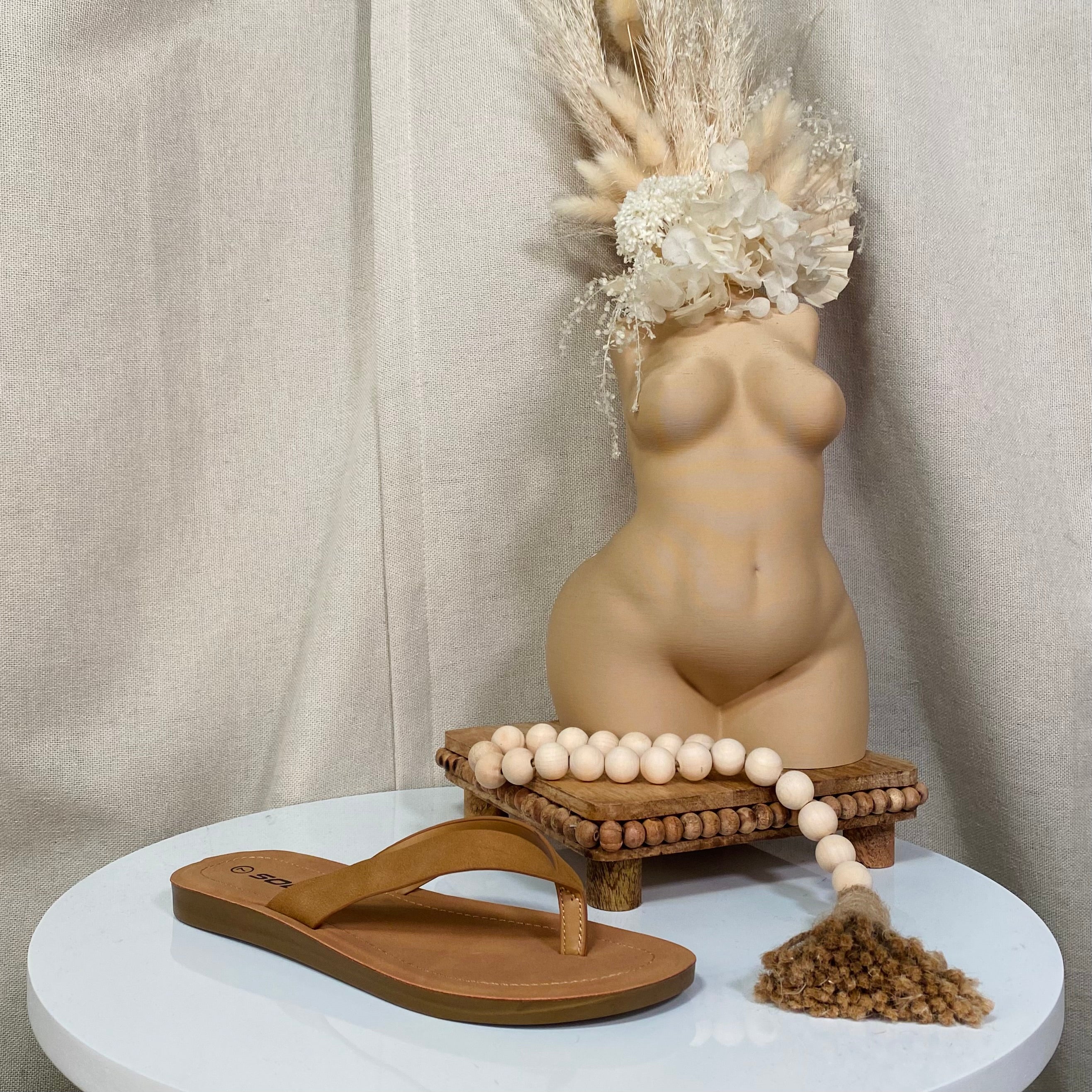 Mary Sandals (Tan)