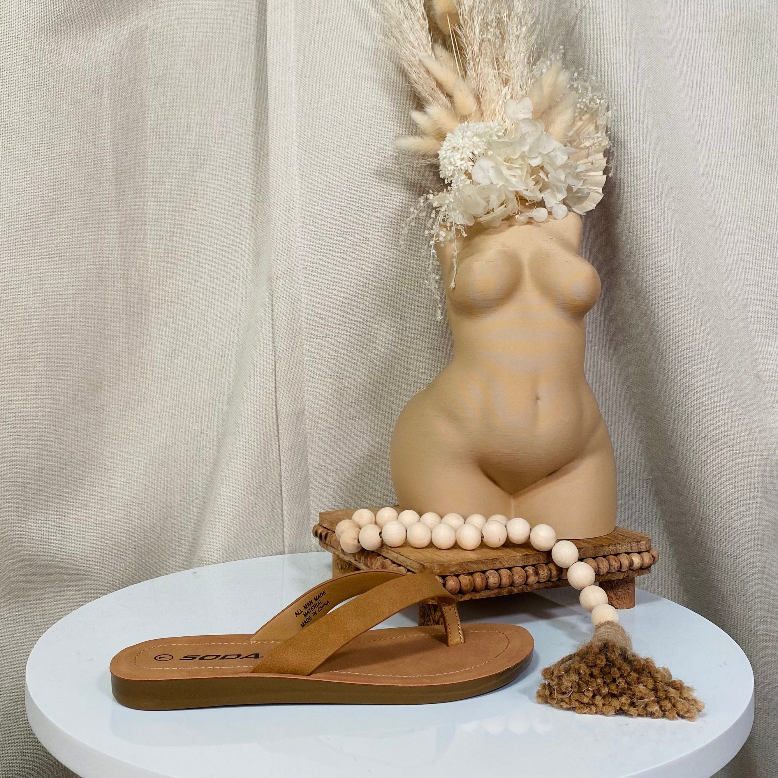 Mary Sandals (Tan)