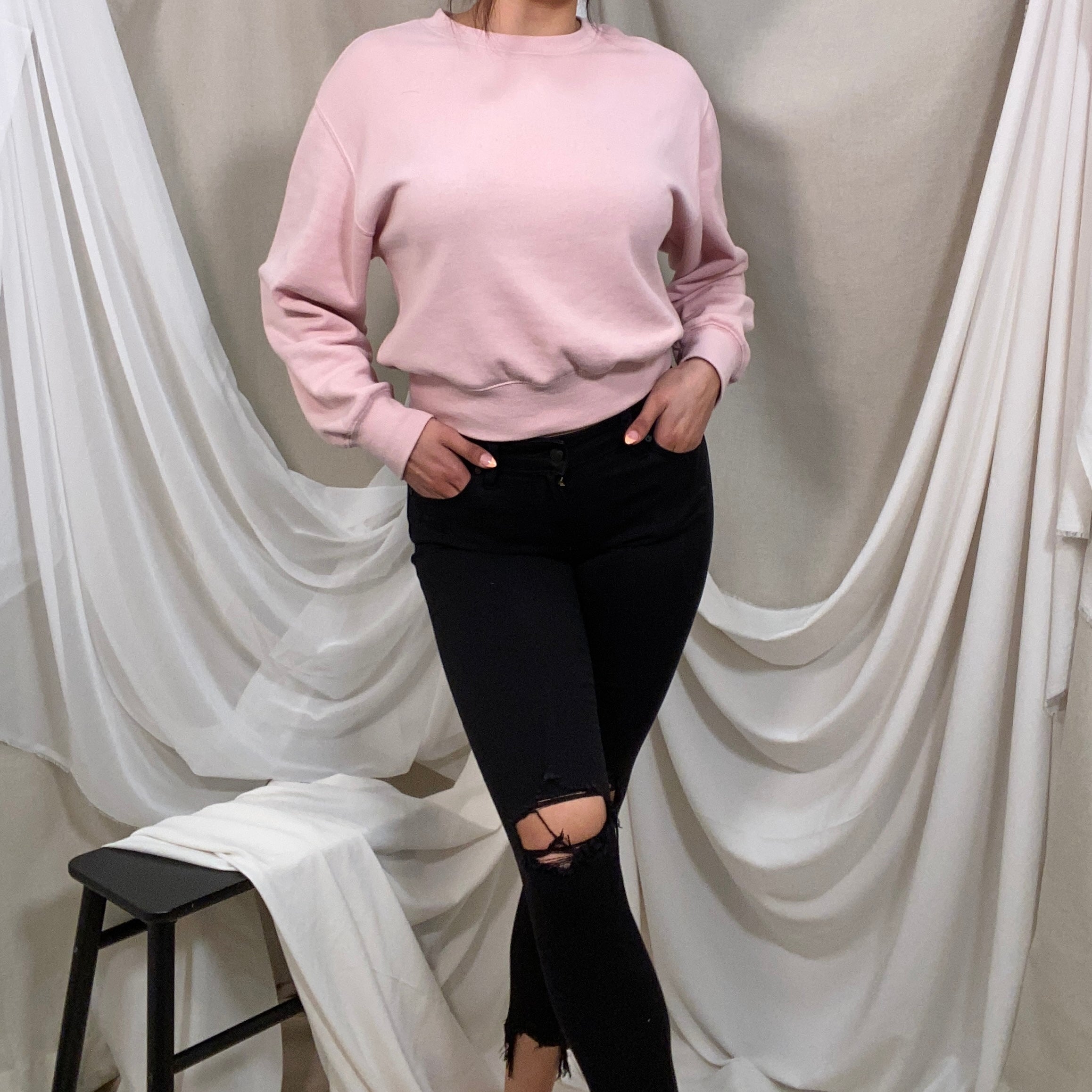 Eli Mid Rise Jeans ( Black)