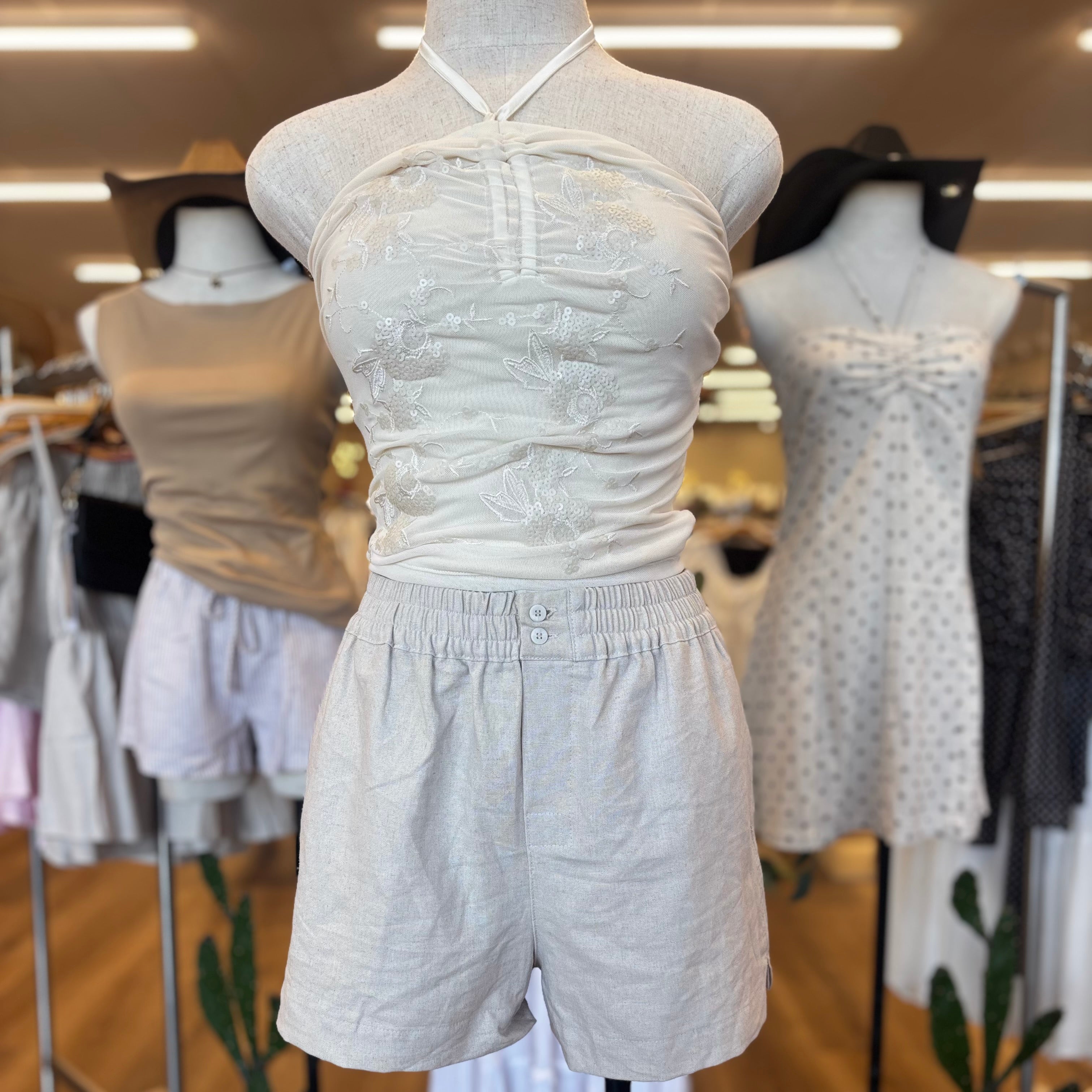 Leila shorts (Natural)