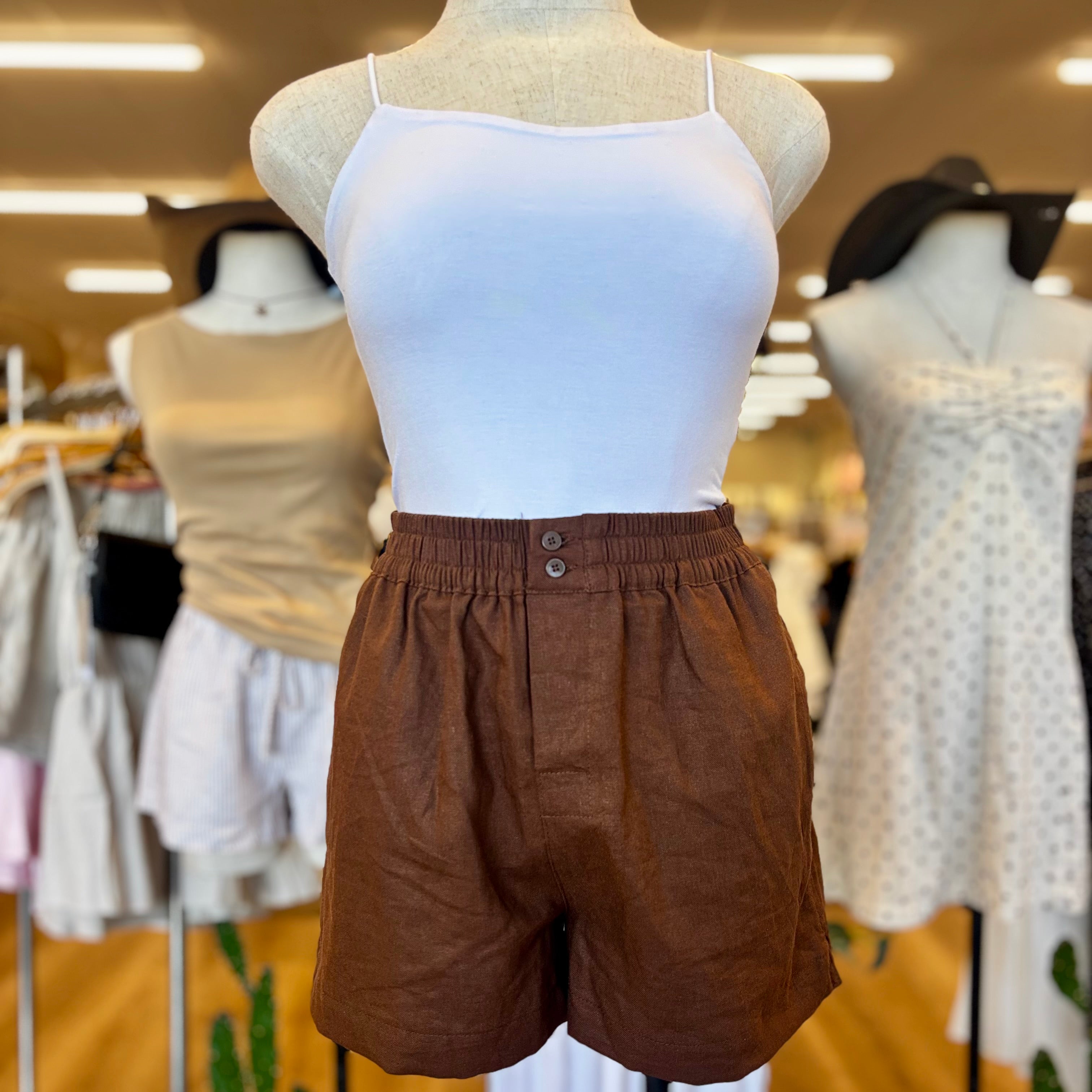 Leila shorts (Chocolate)