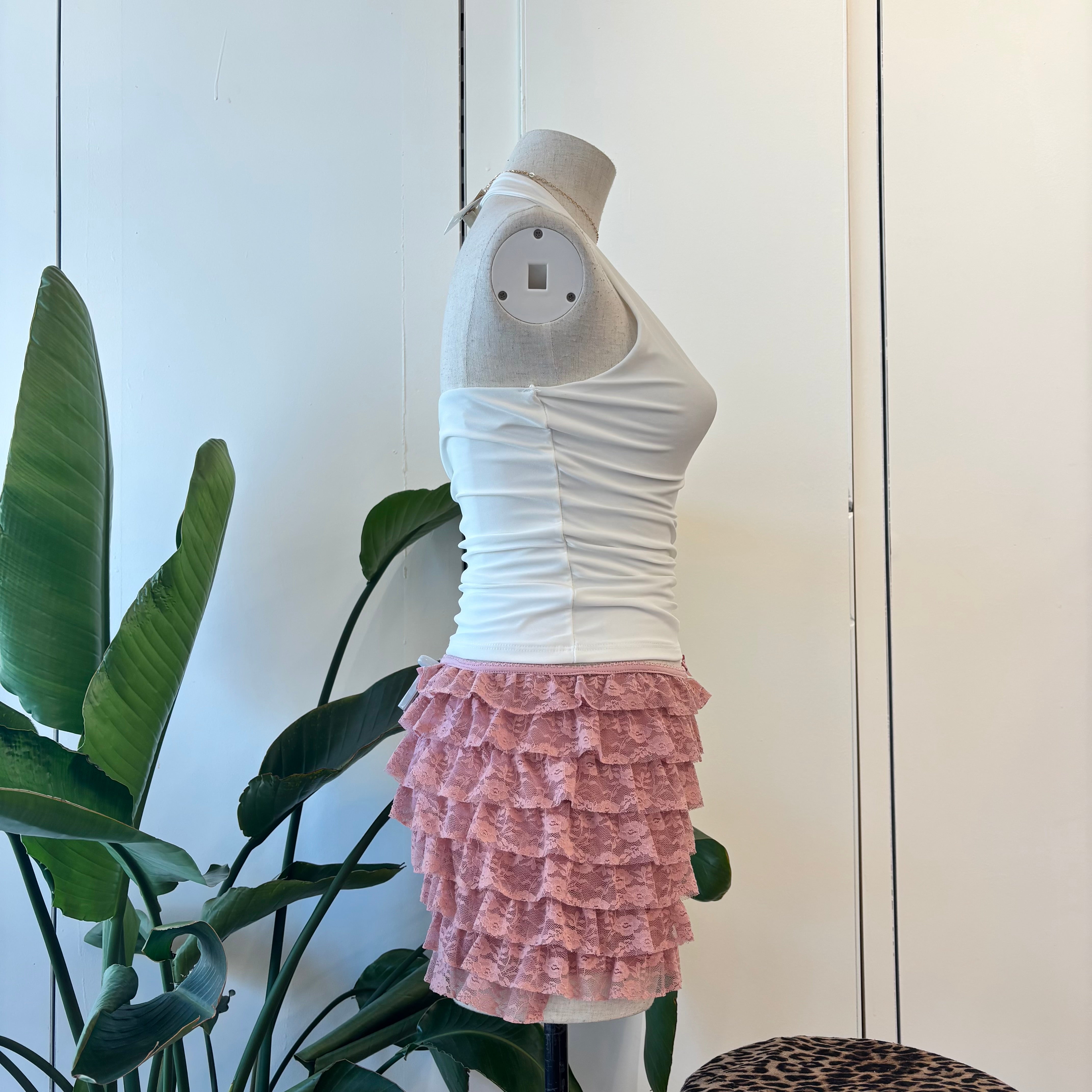 Alina Ruffled Bloomers (Rose)