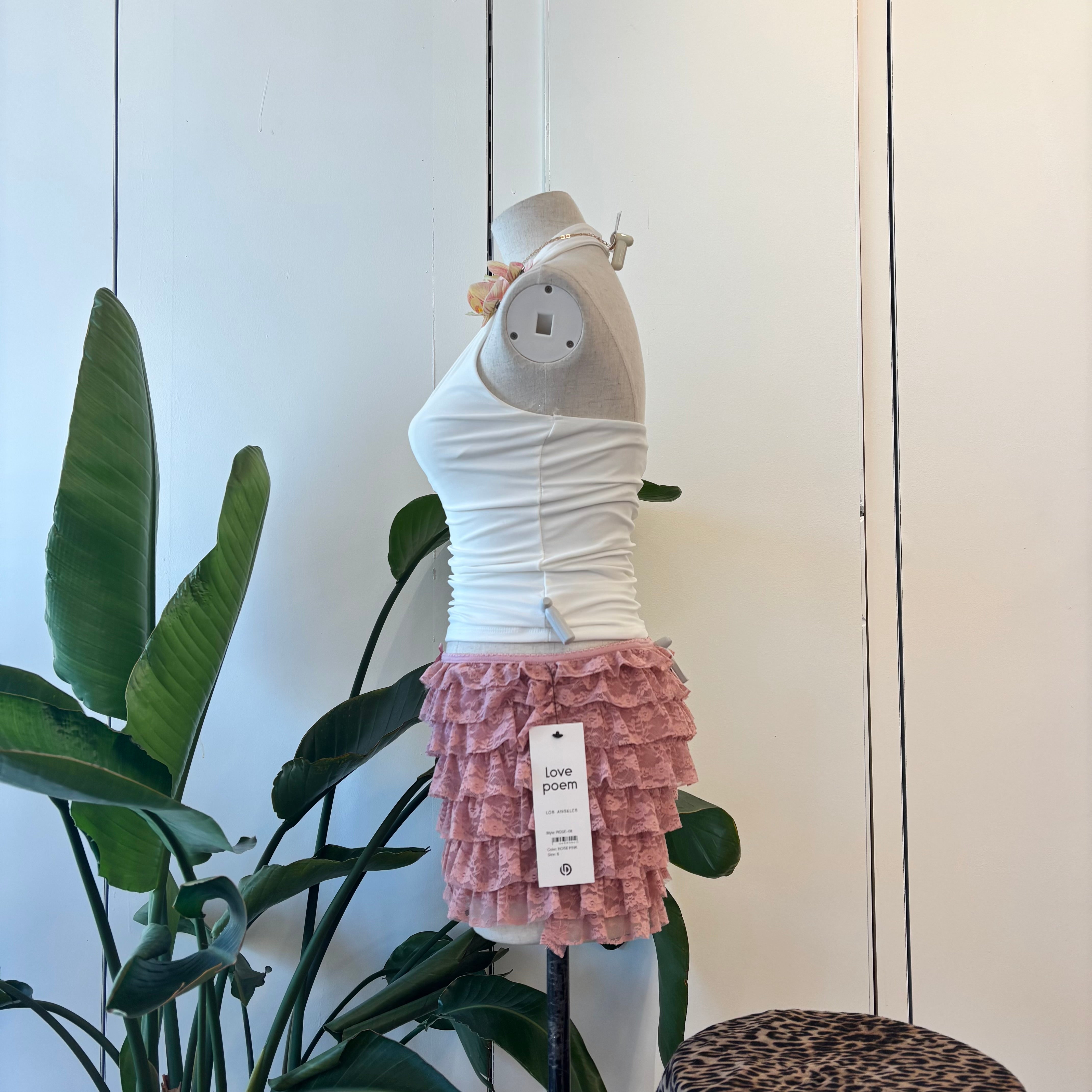 Alina Ruffled Bloomers (Rose)
