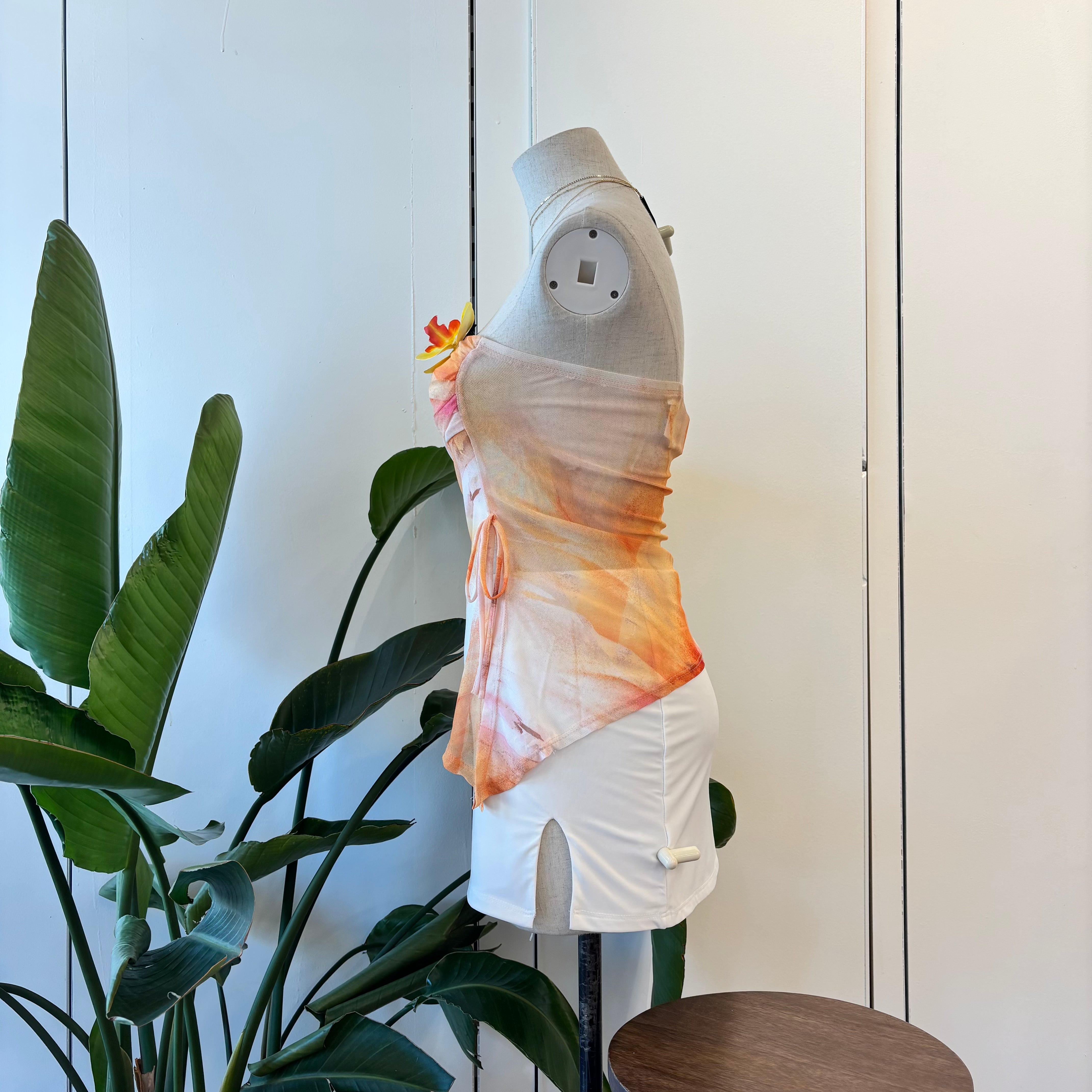 Amanda Sunrise Top (Orange)