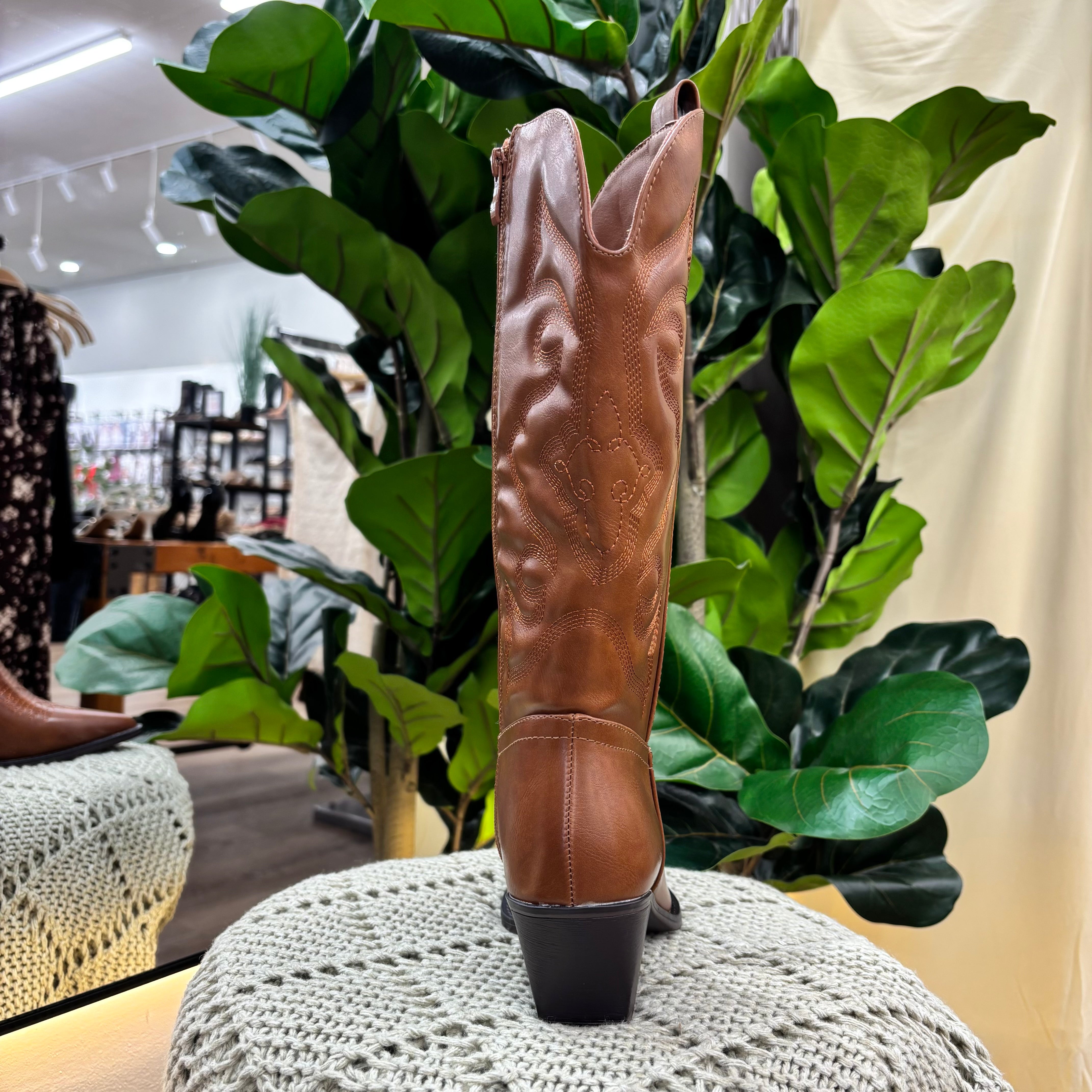 Talita Boots (Tan PU)