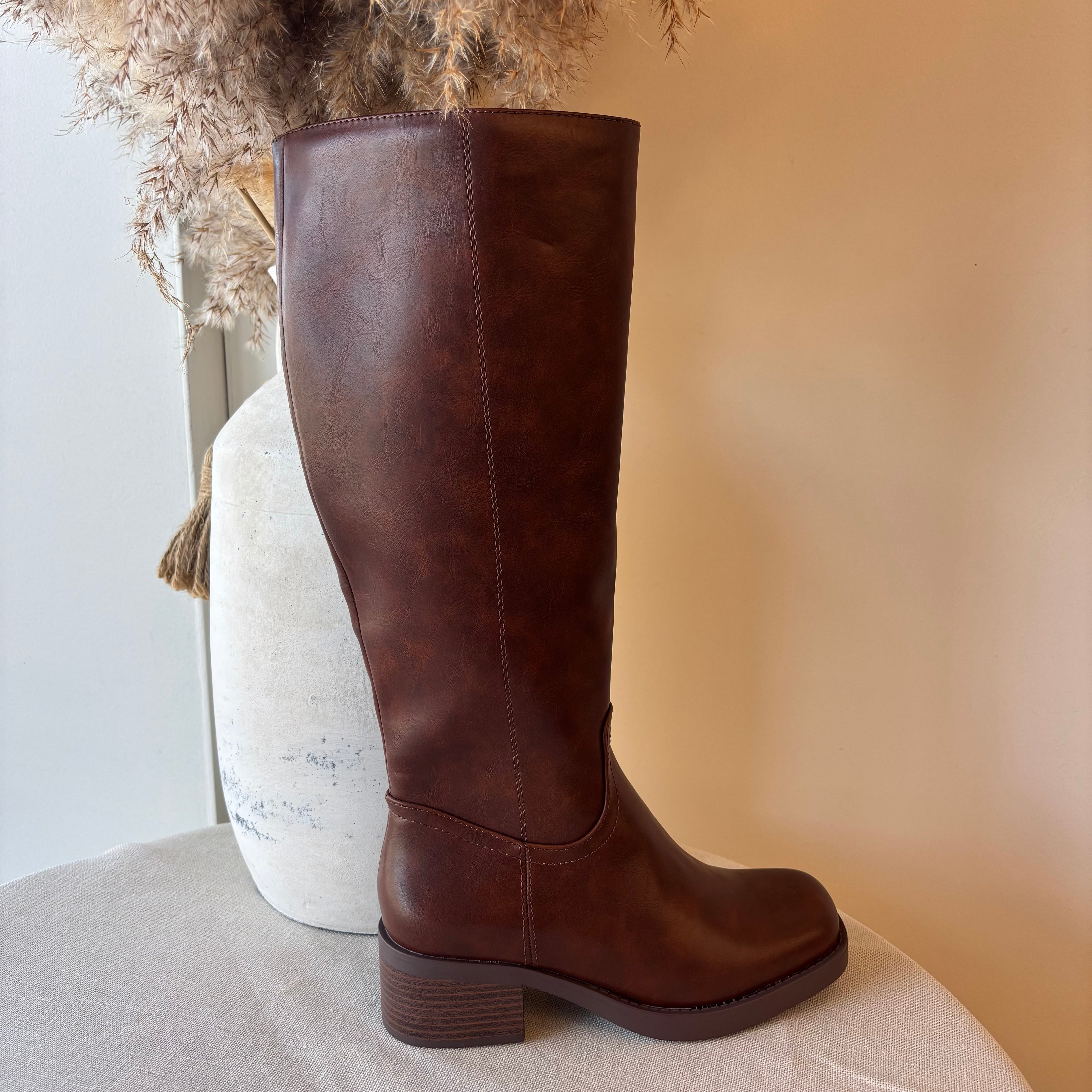 Chloe Boots (Cognac)