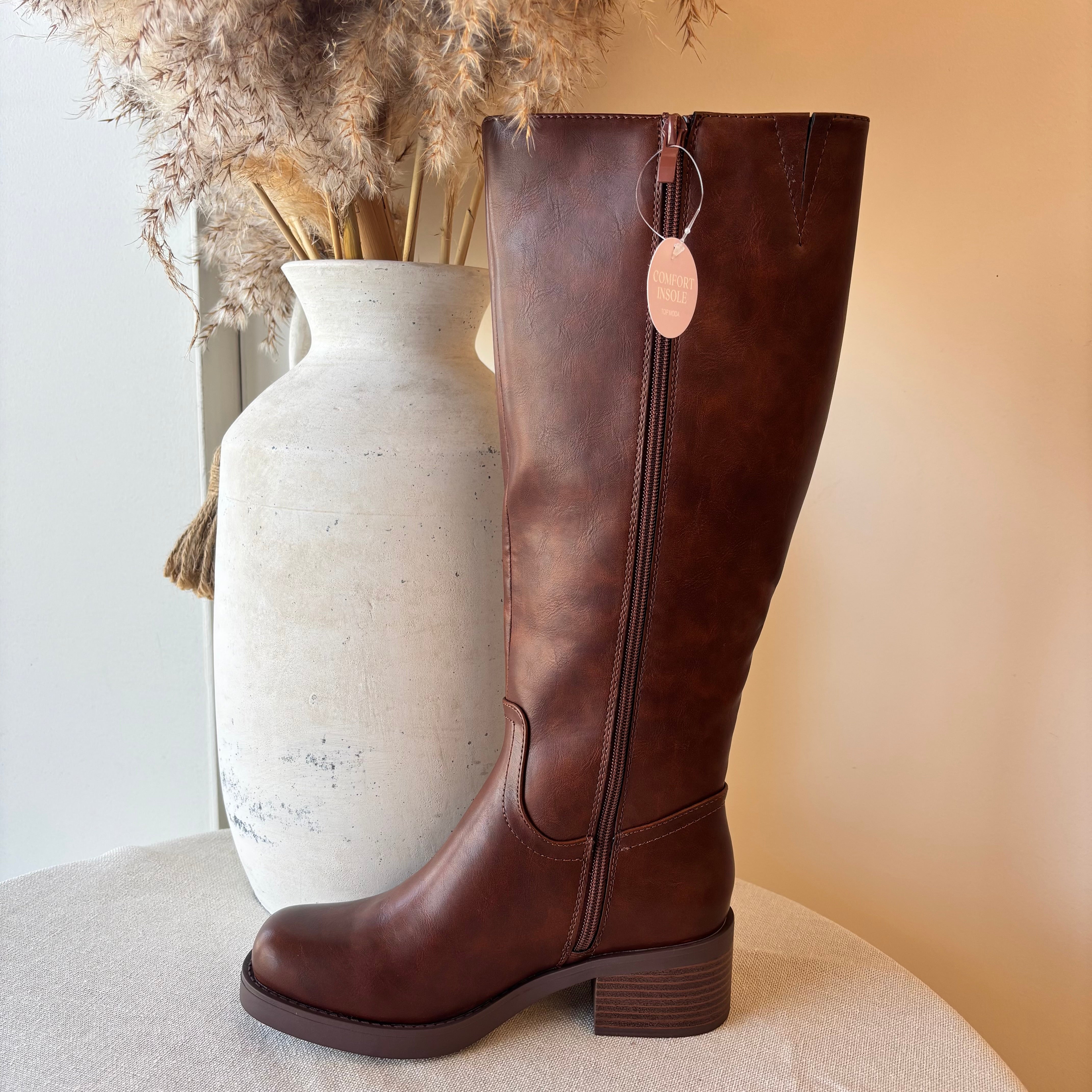 Chloe Boots (Cognac)