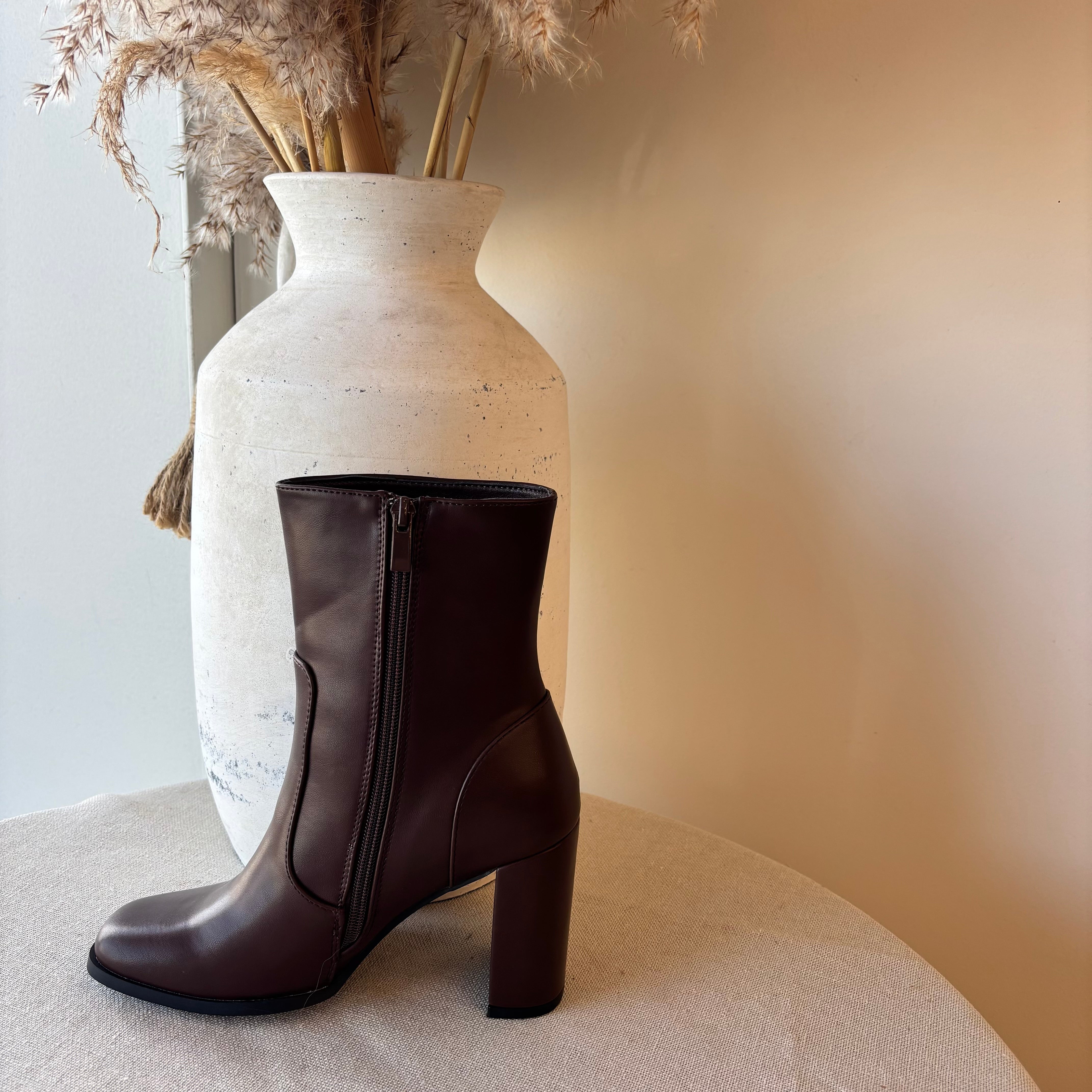 Lauren Booties (Brown)