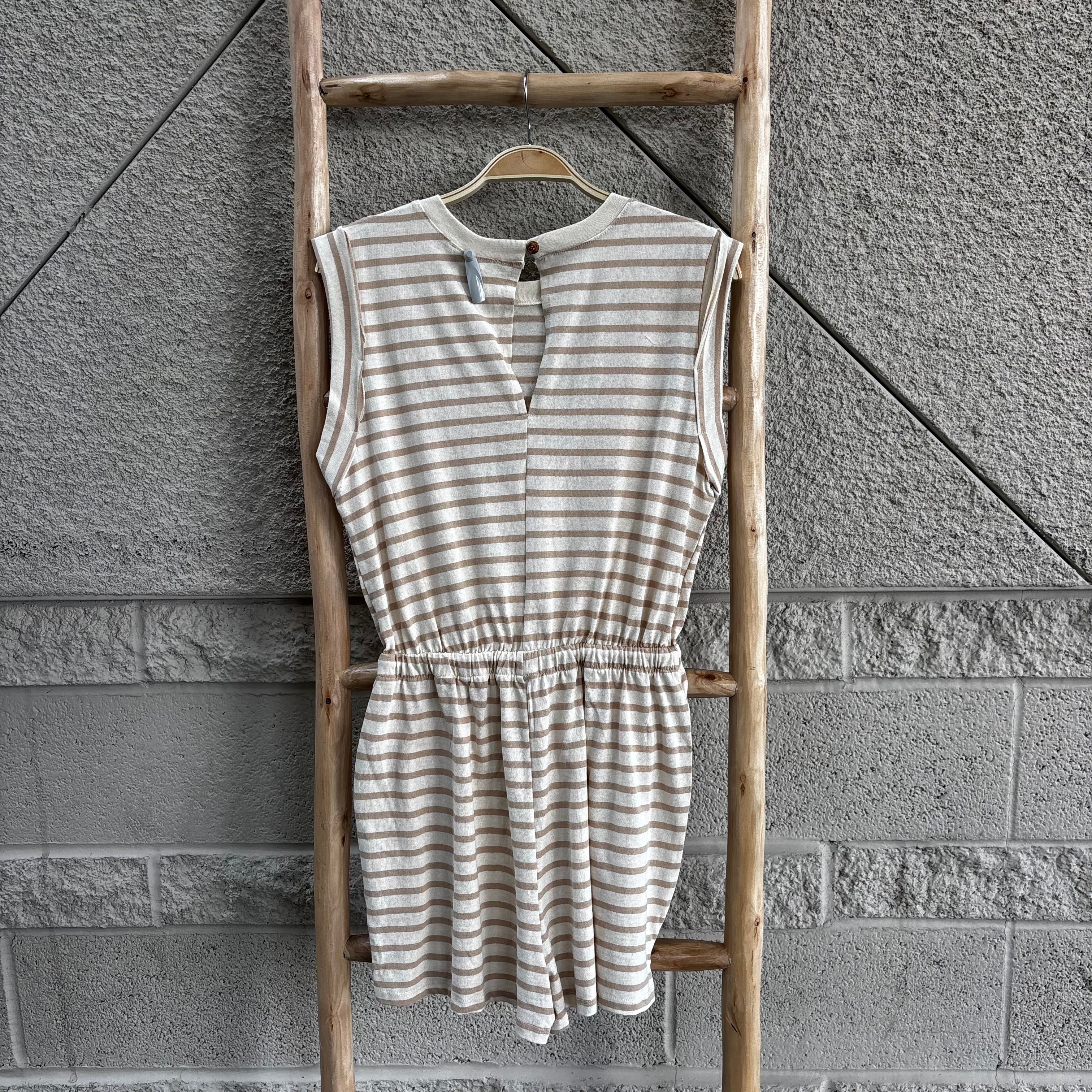 Chelsea Romper (Taupe)