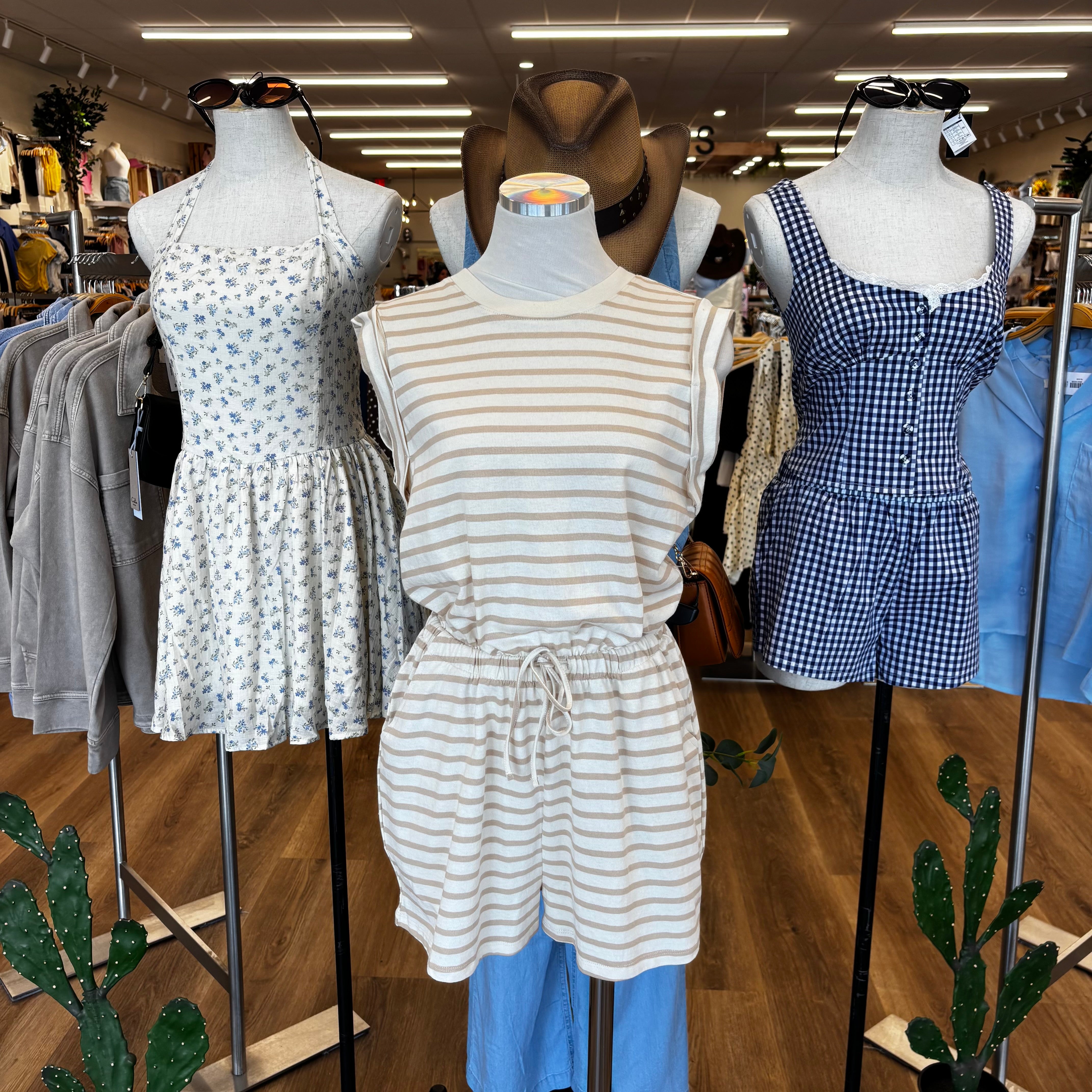 Chelsea Romper (Taupe)