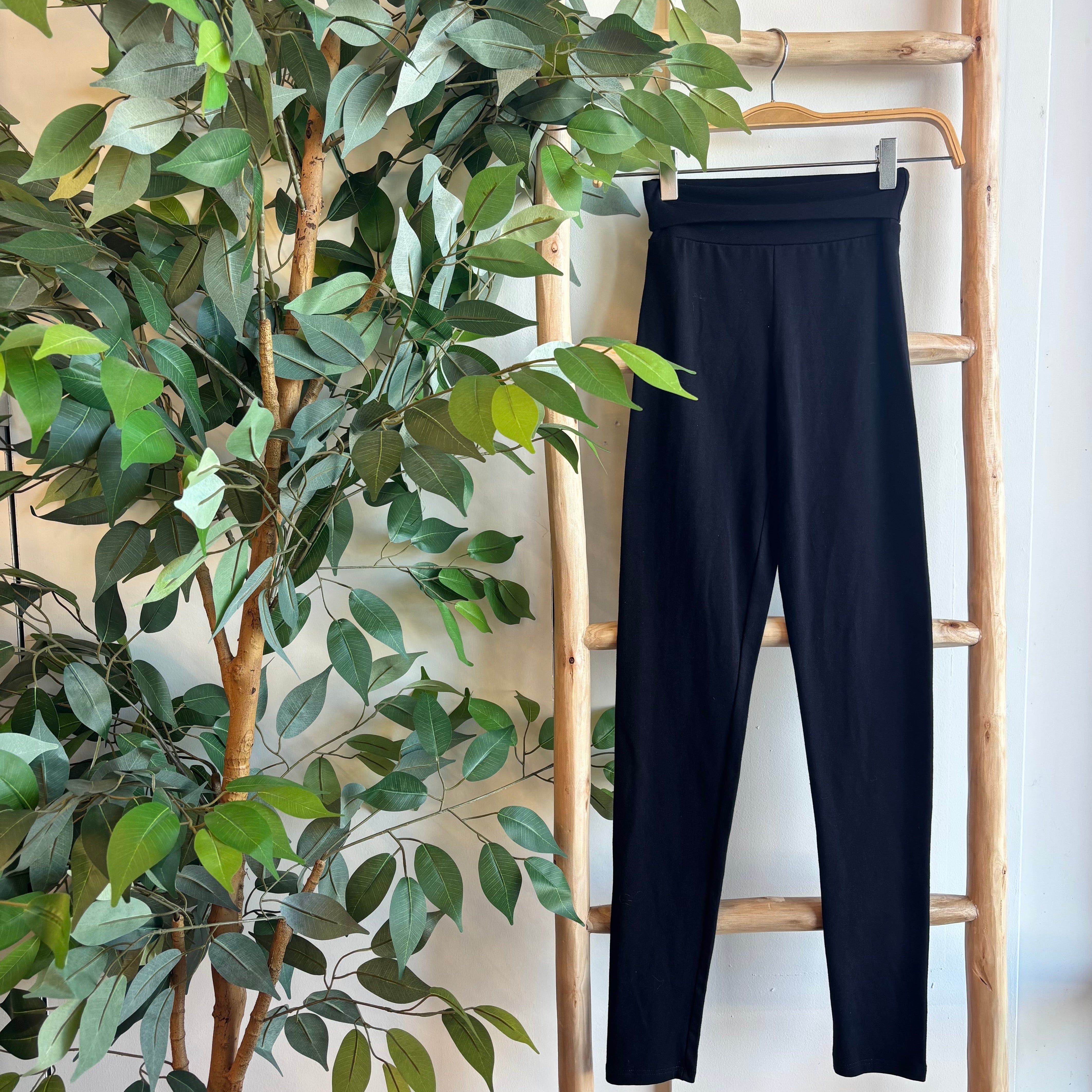 Kelsey Straight Leggings (Black)