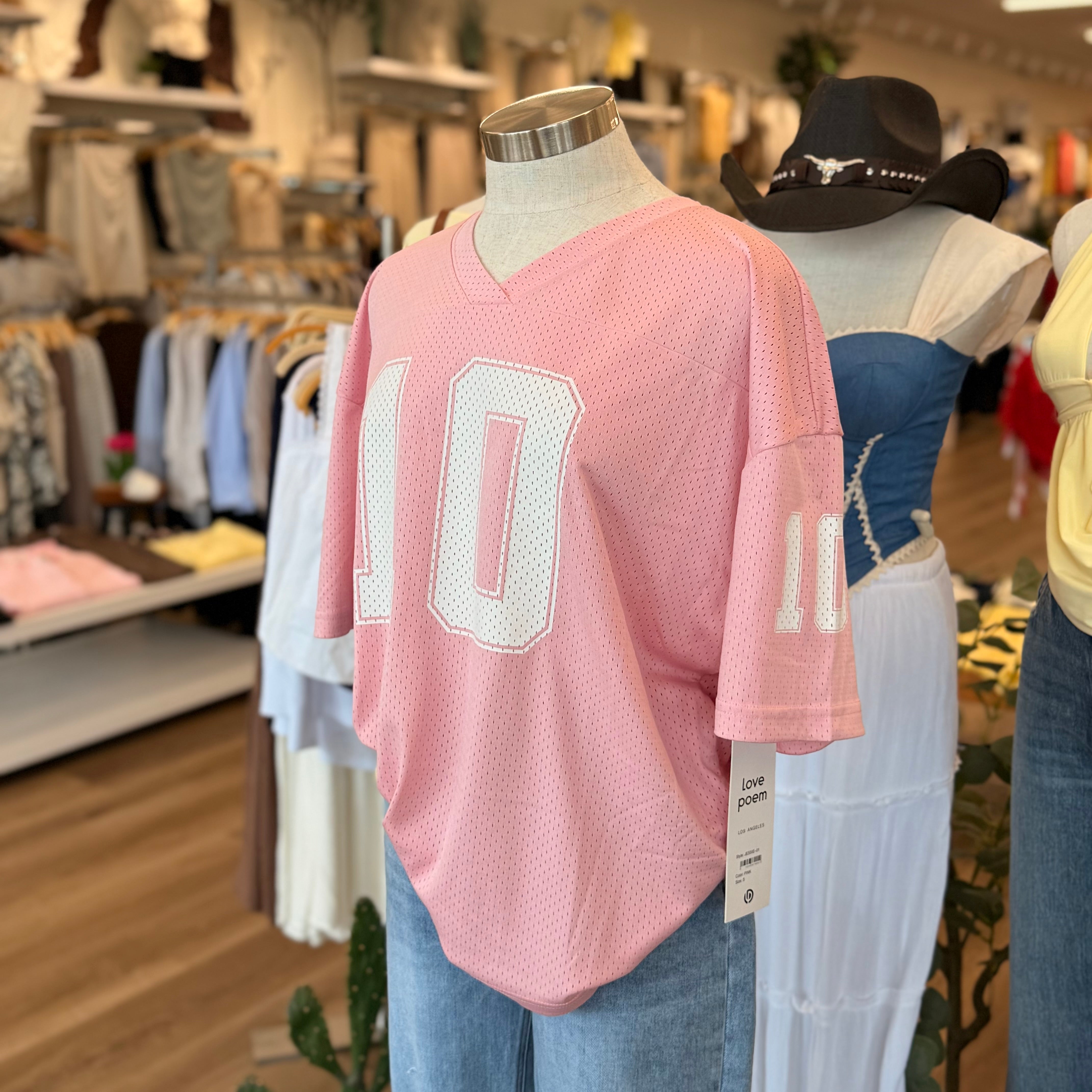 Nancy Oversize Jersey (Pink)