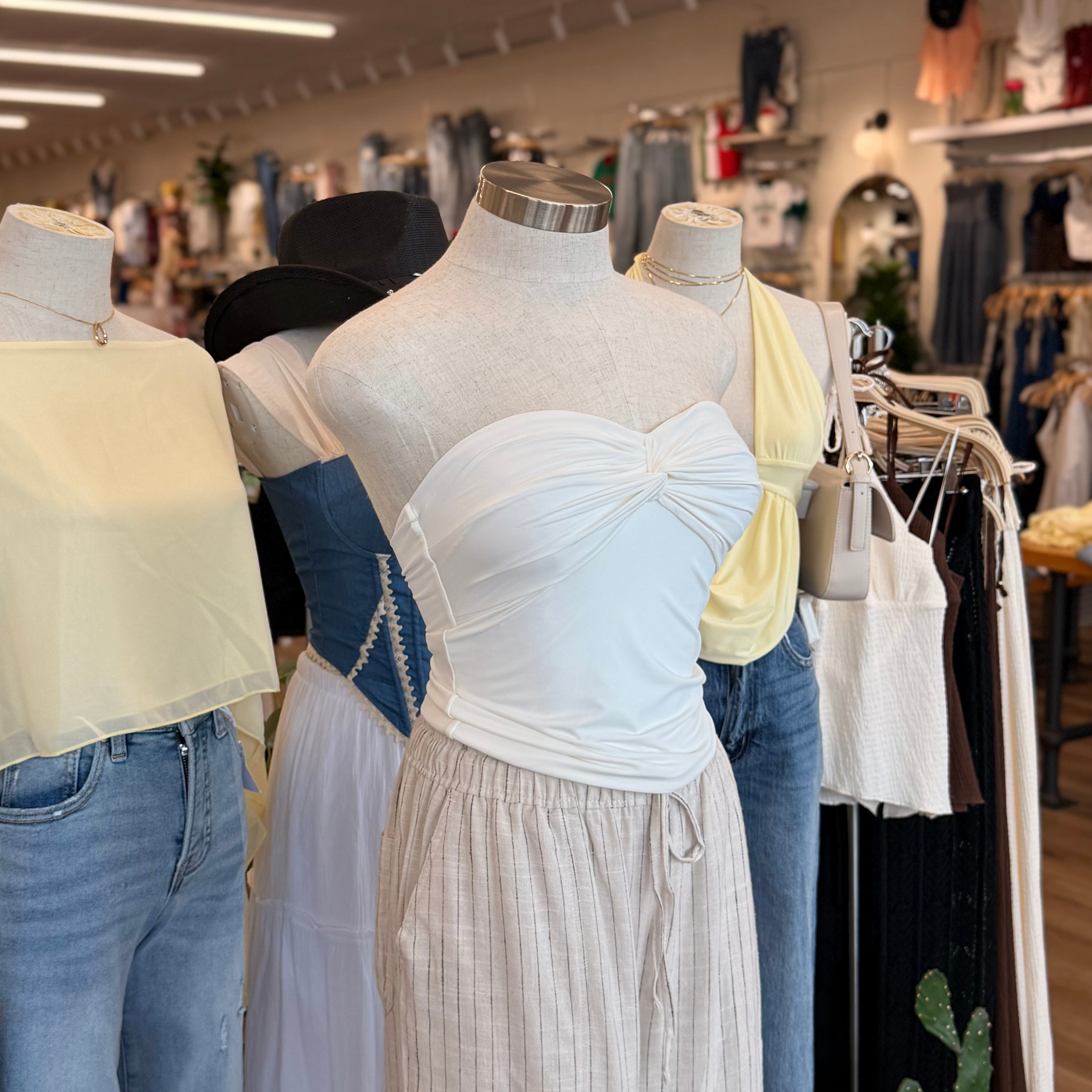 Jenny Tube Top (White)