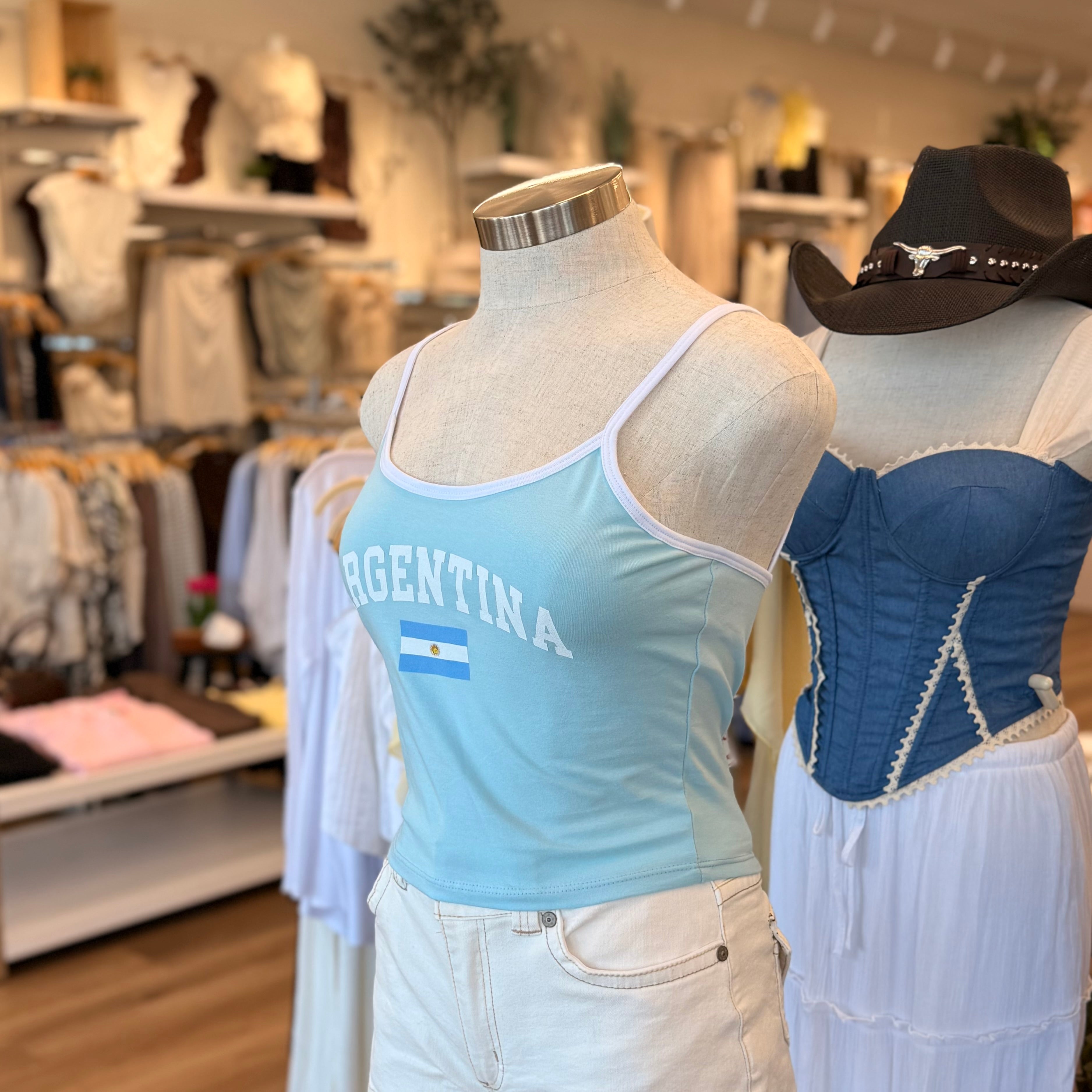 Argentina Top (Blue)