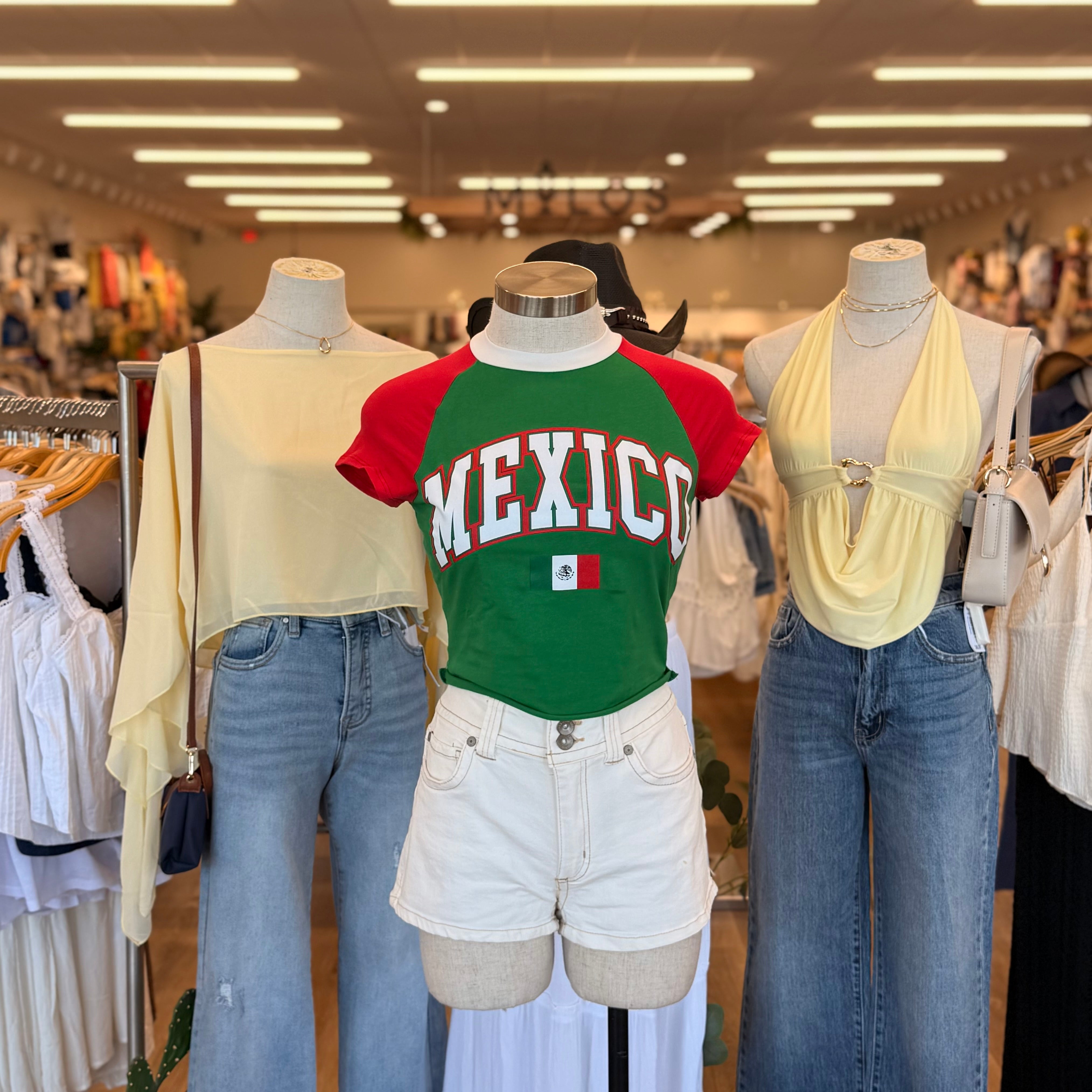 Mexico Crop Top (Multi)