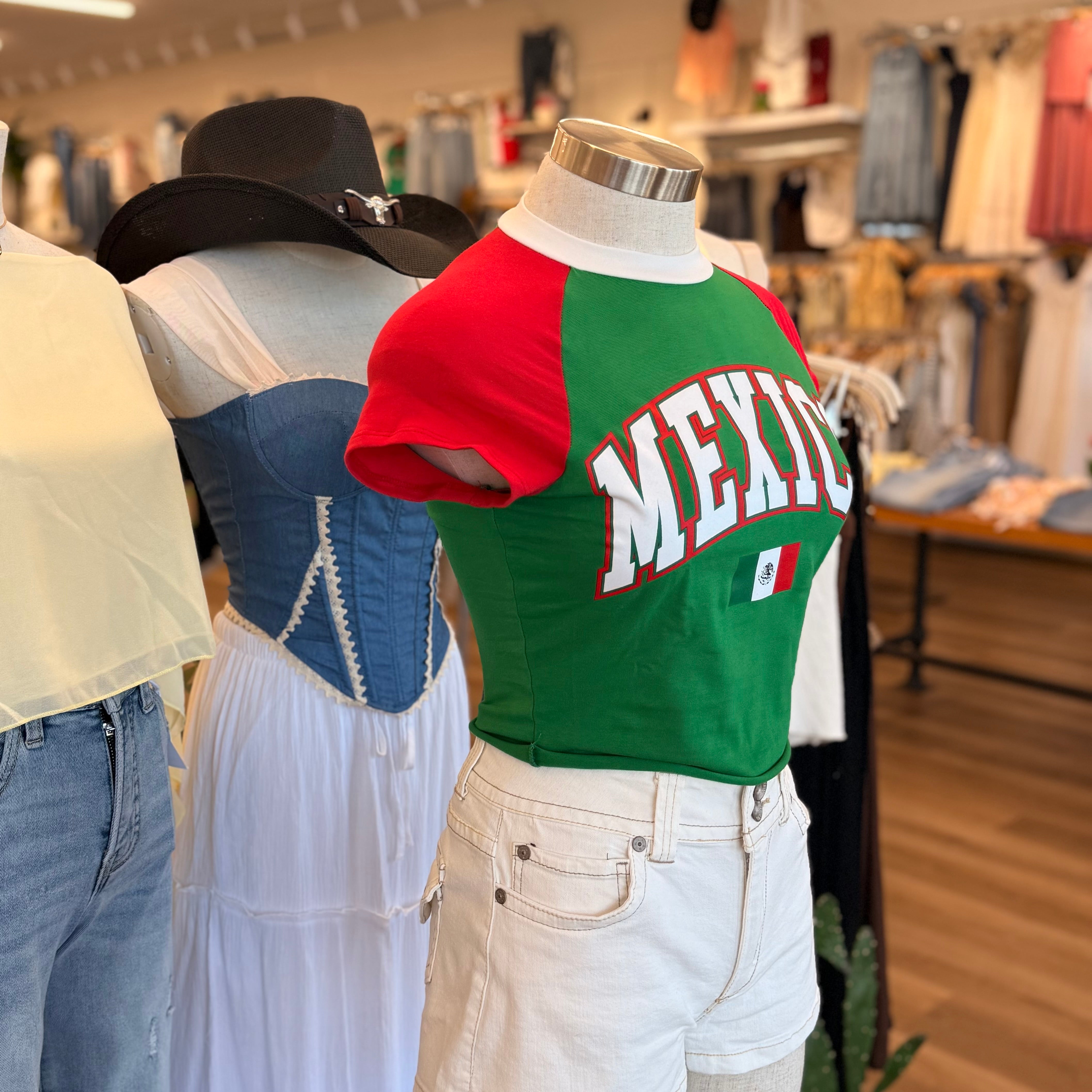 Mexico Crop Top (Multi)