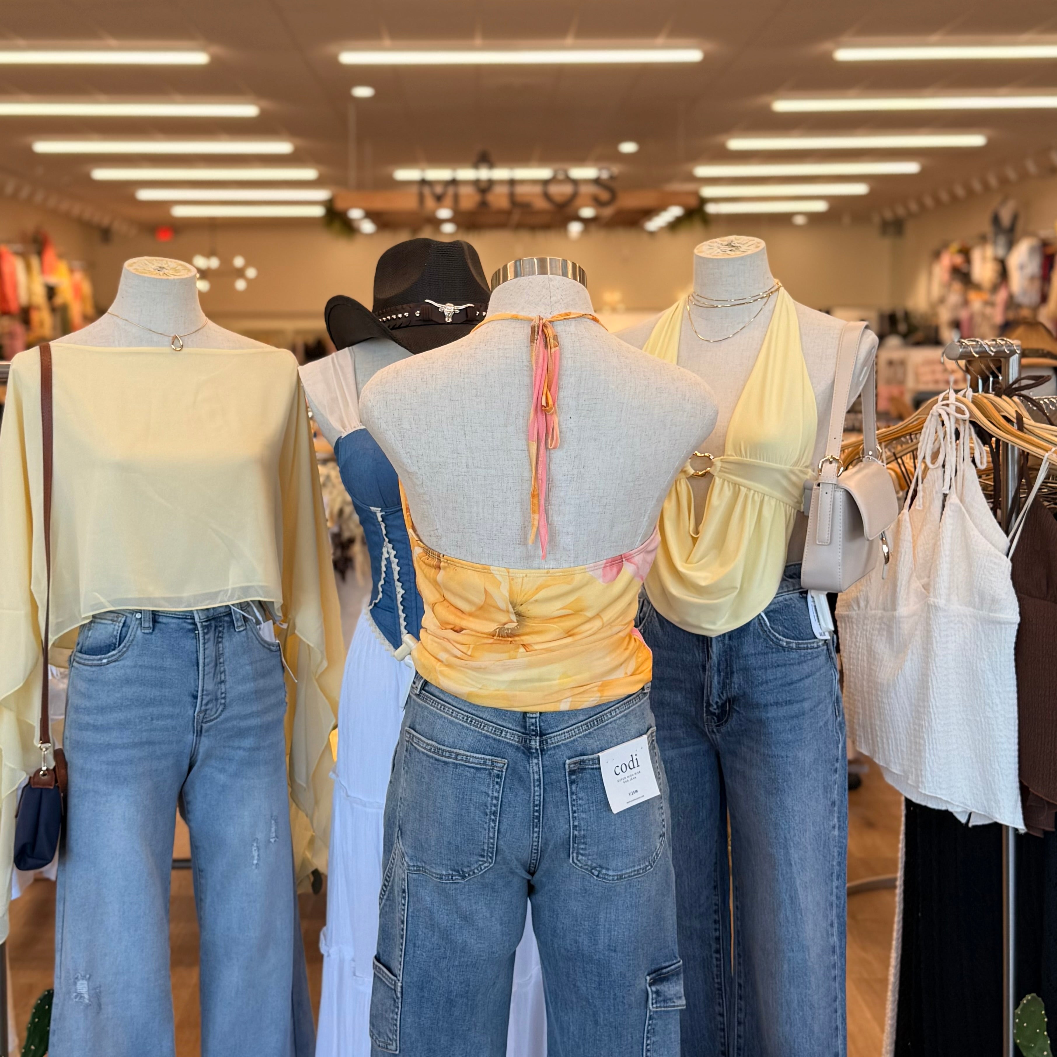 Chelsea Floral Top (Yellow)