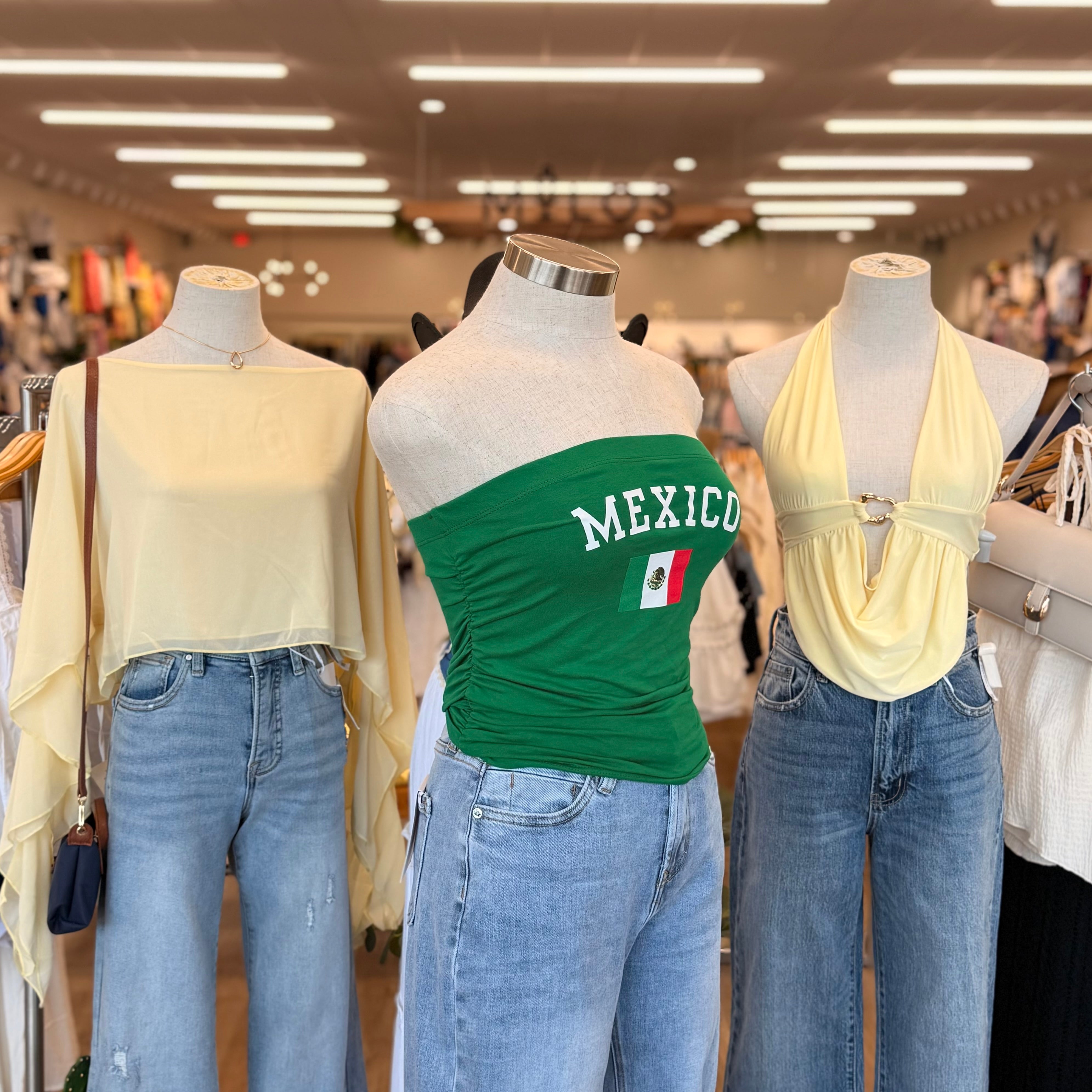 Mexico Tube Top (Green)
