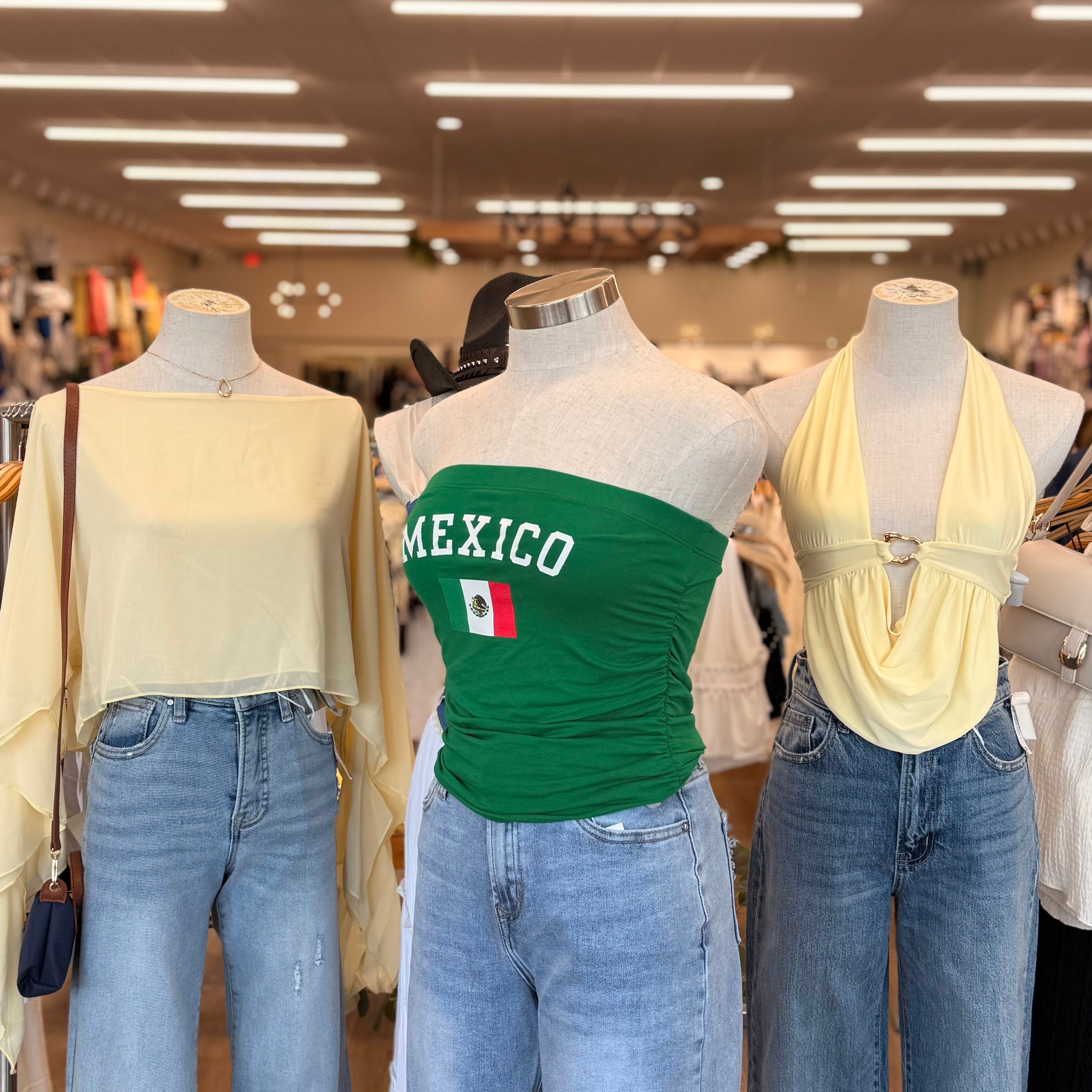 Mexico Tube Top (Green)