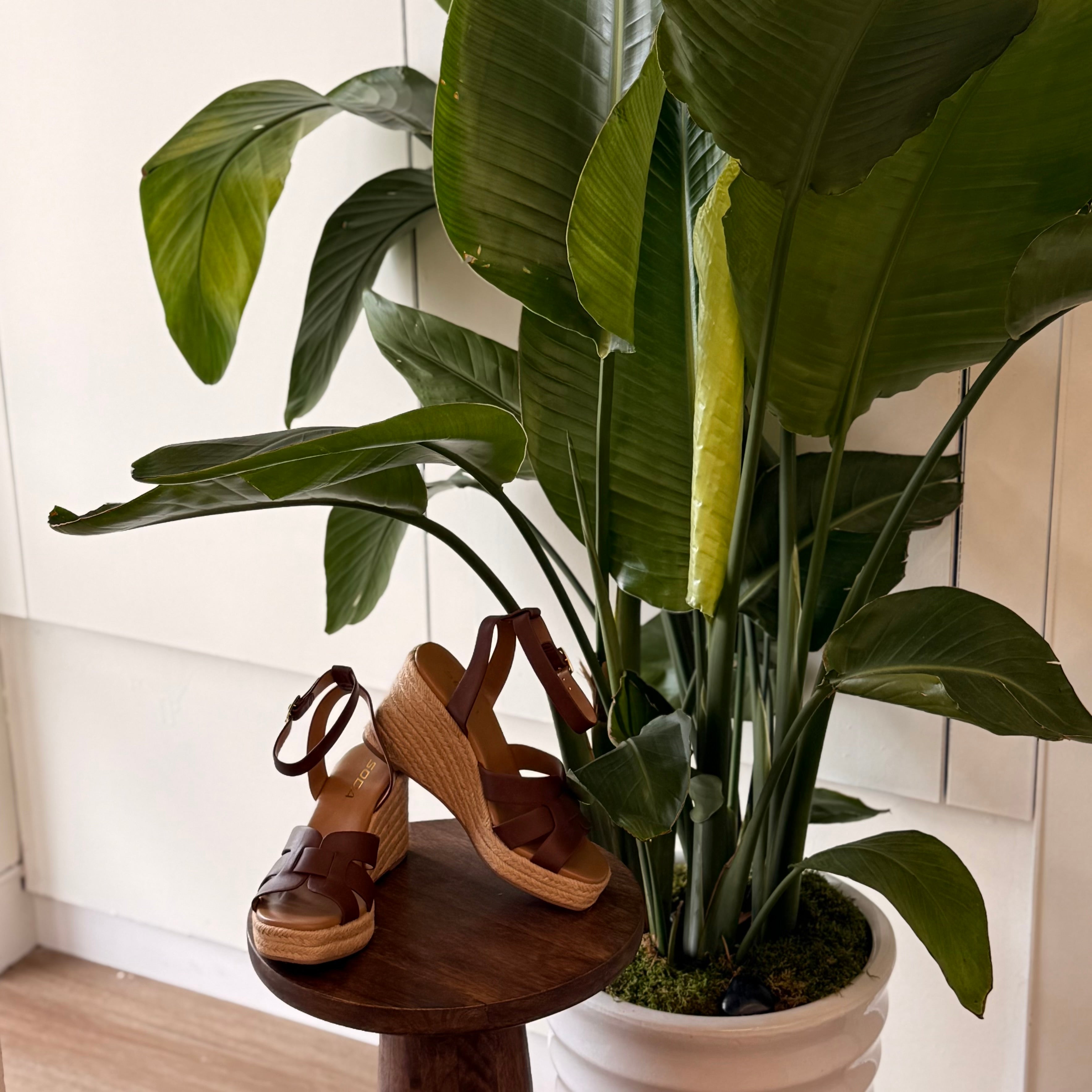 Emma Espadrille Heel (L Brown)