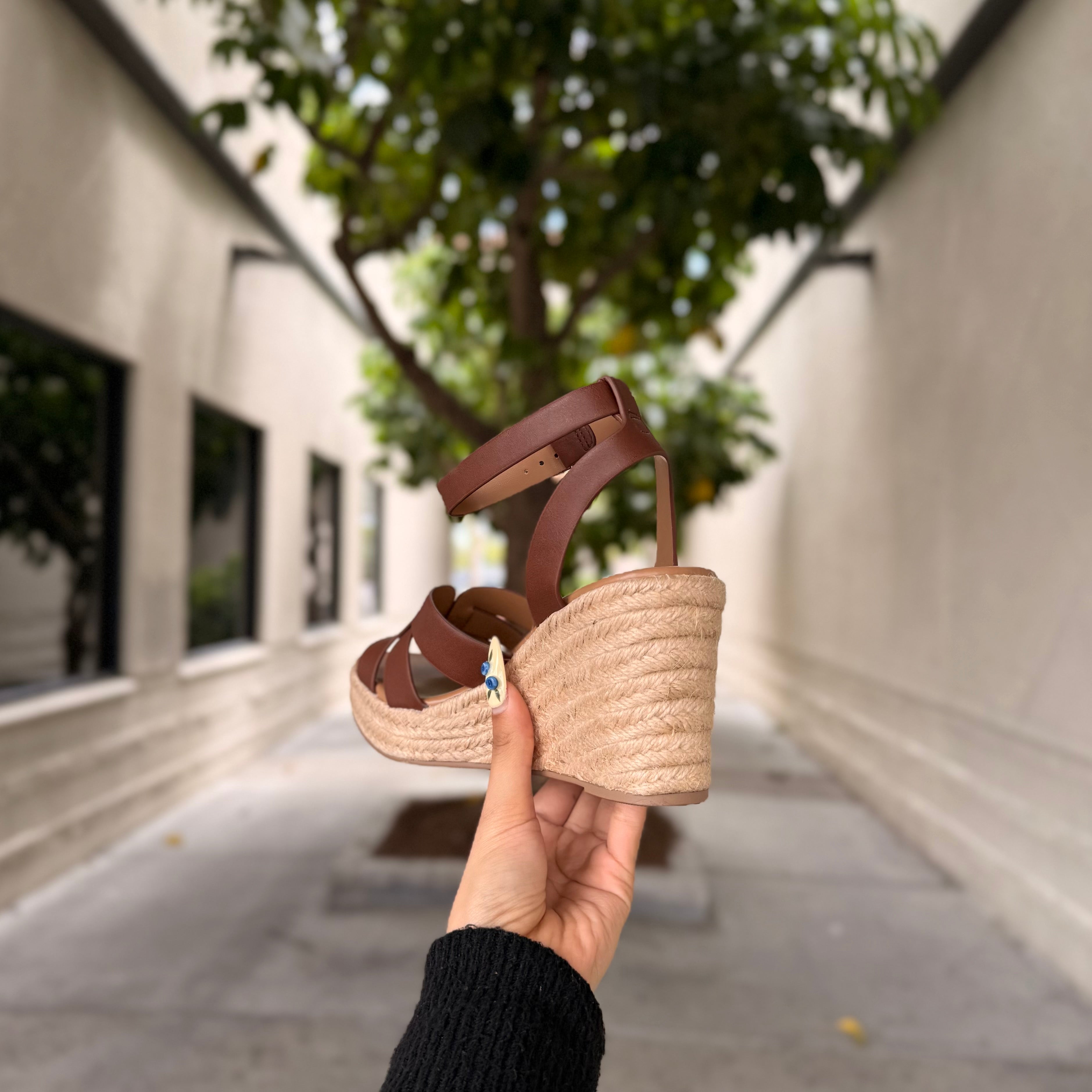 Emma Espadrille Heel (L Brown)