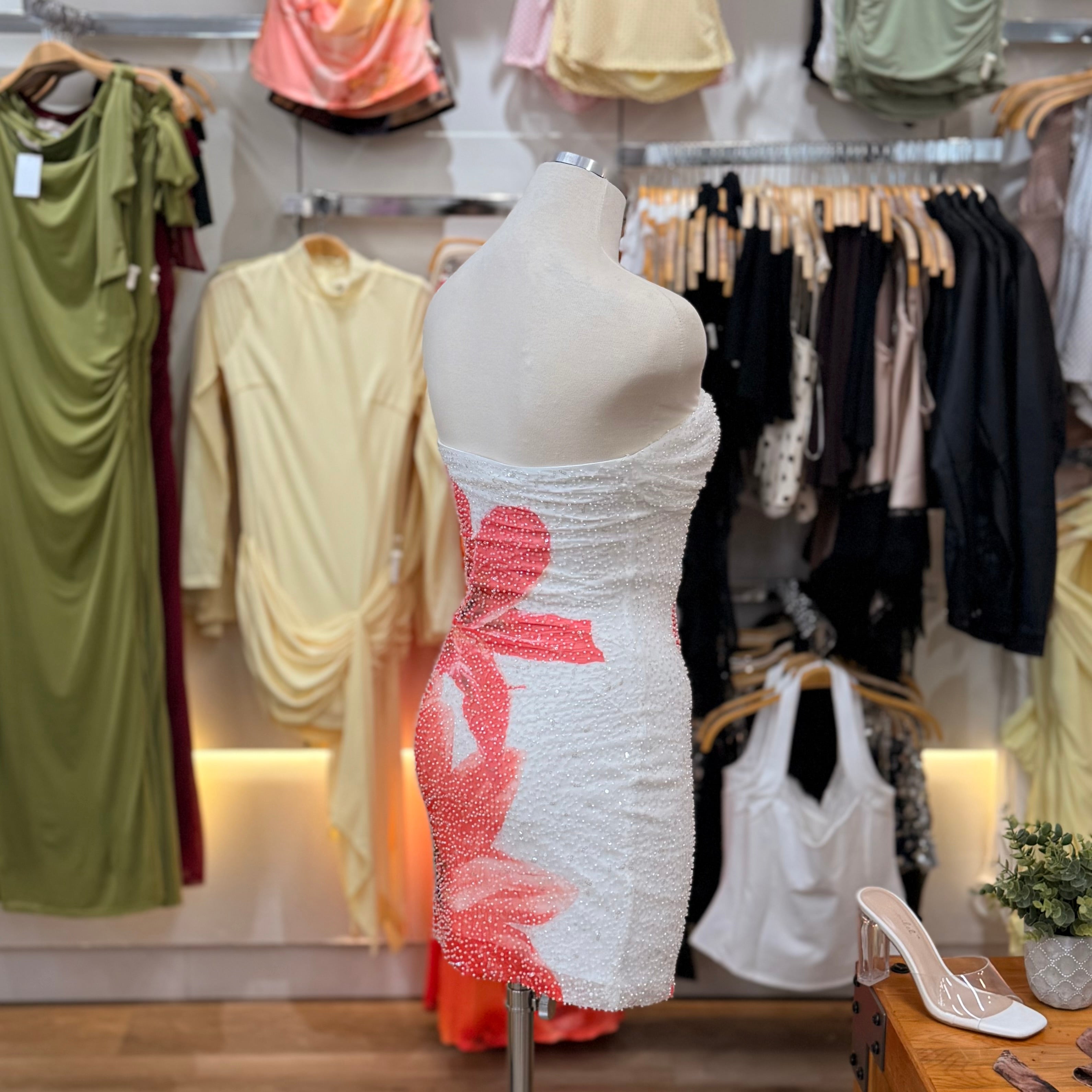 Alexa Dress (Off-White)