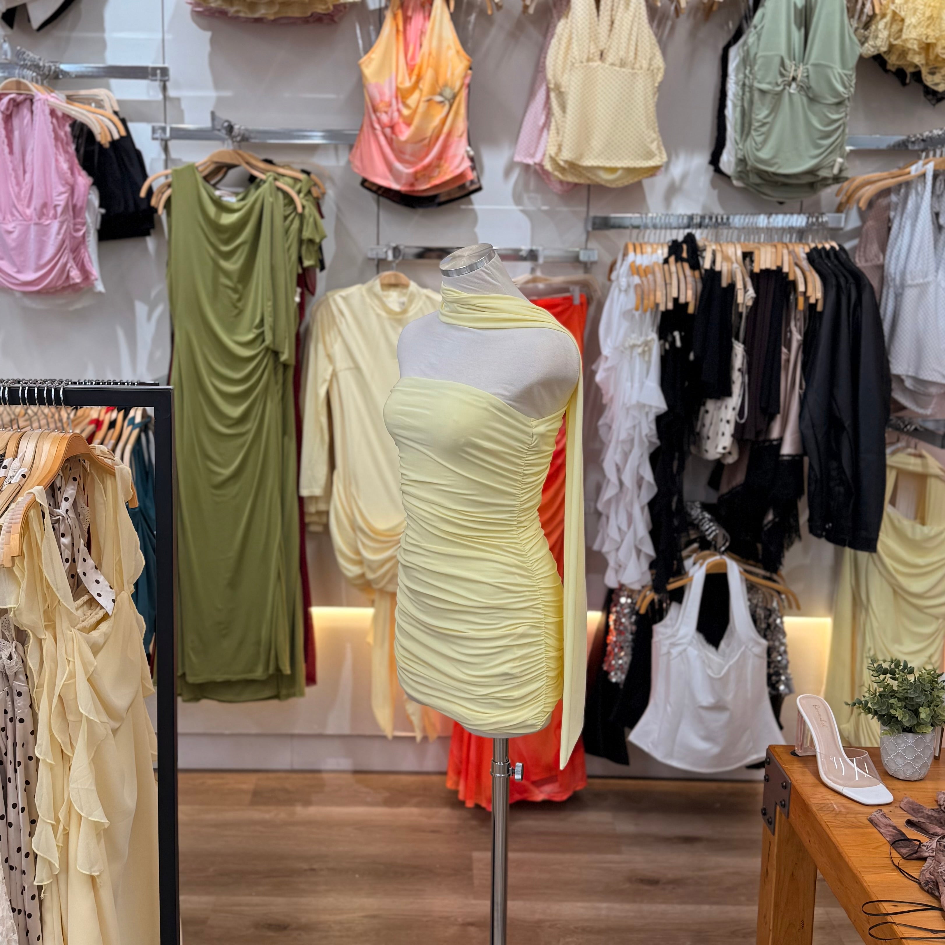 Jenny Dress (Butter Yellow)