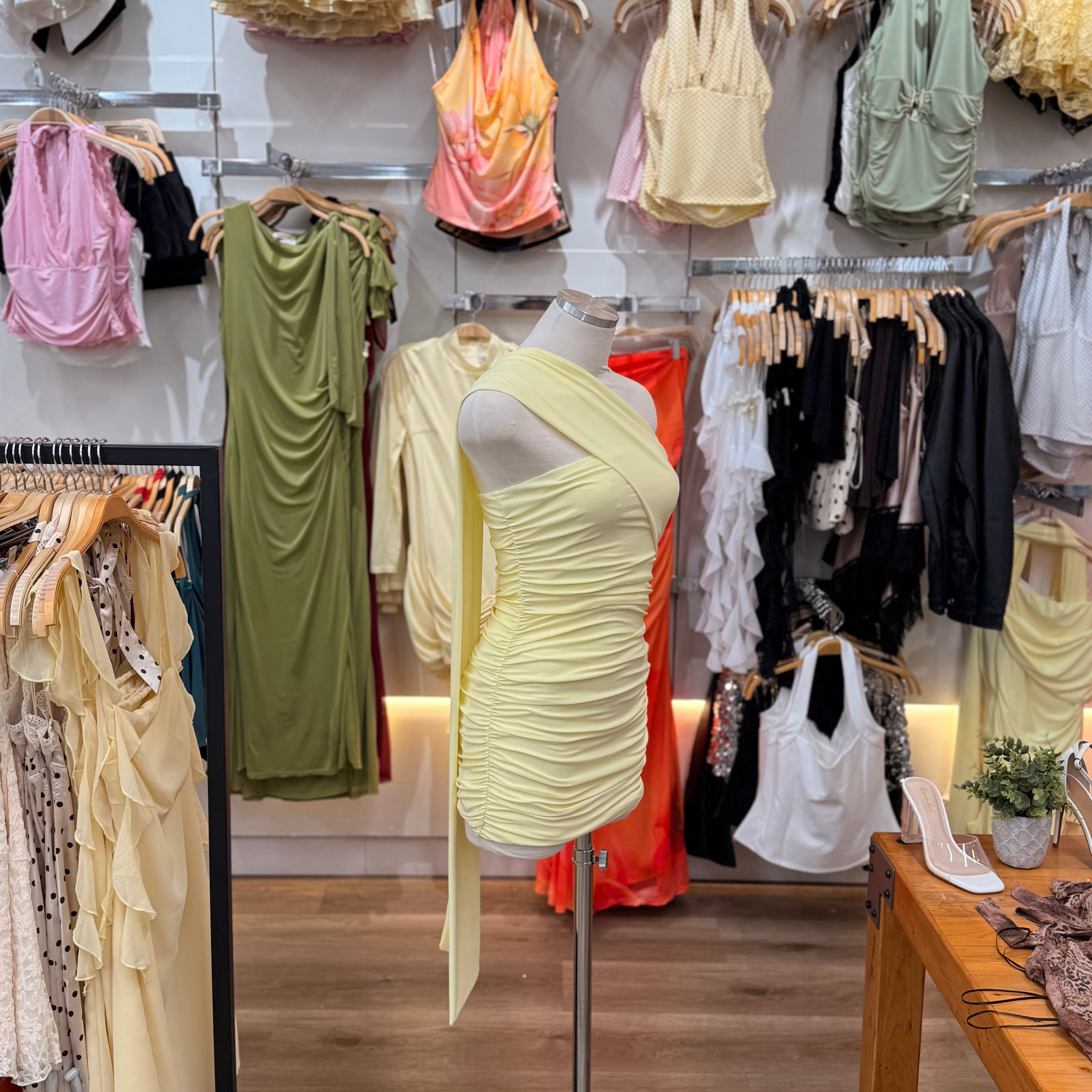 Jenny Dress (Butter Yellow)