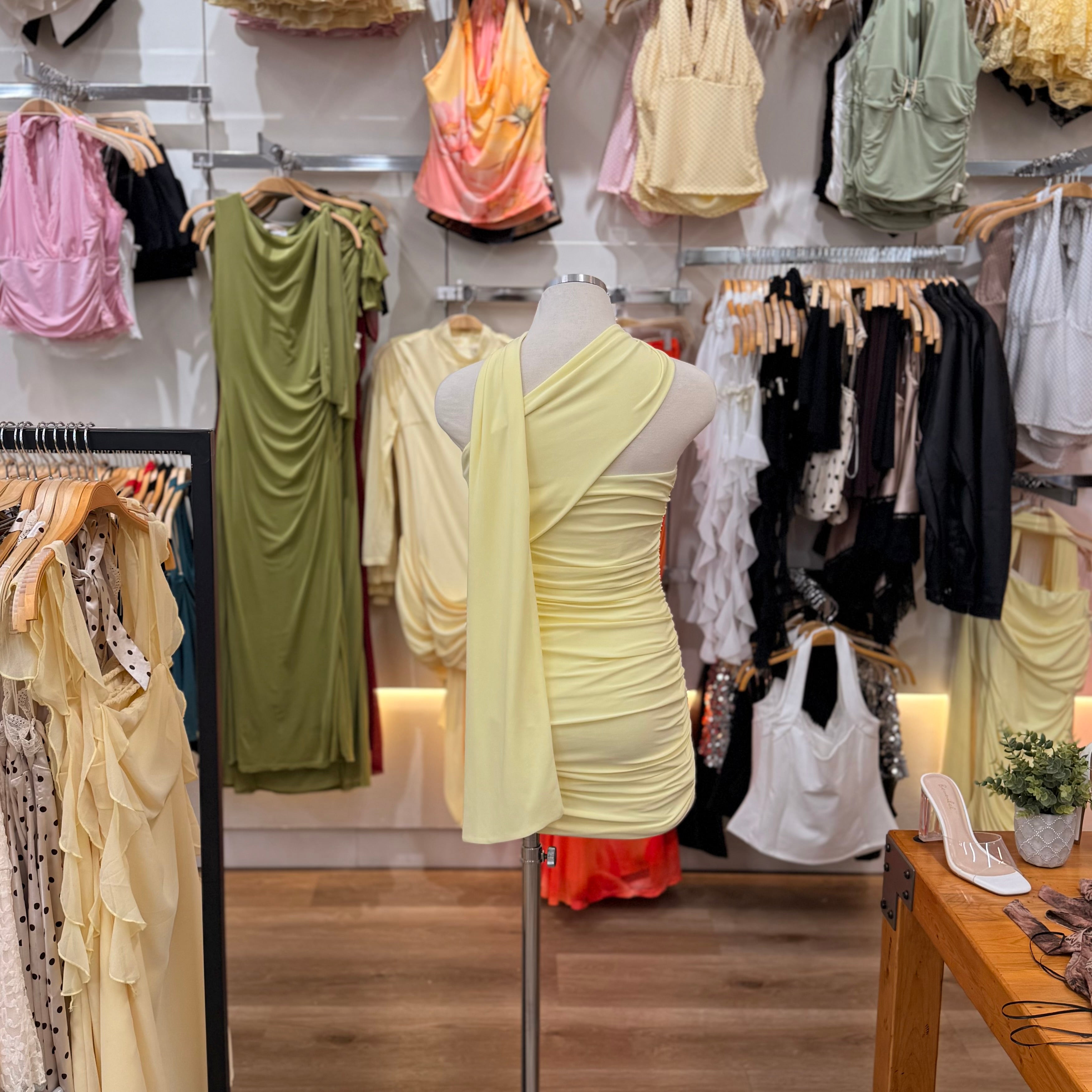 Jenny Dress (Butter Yellow)